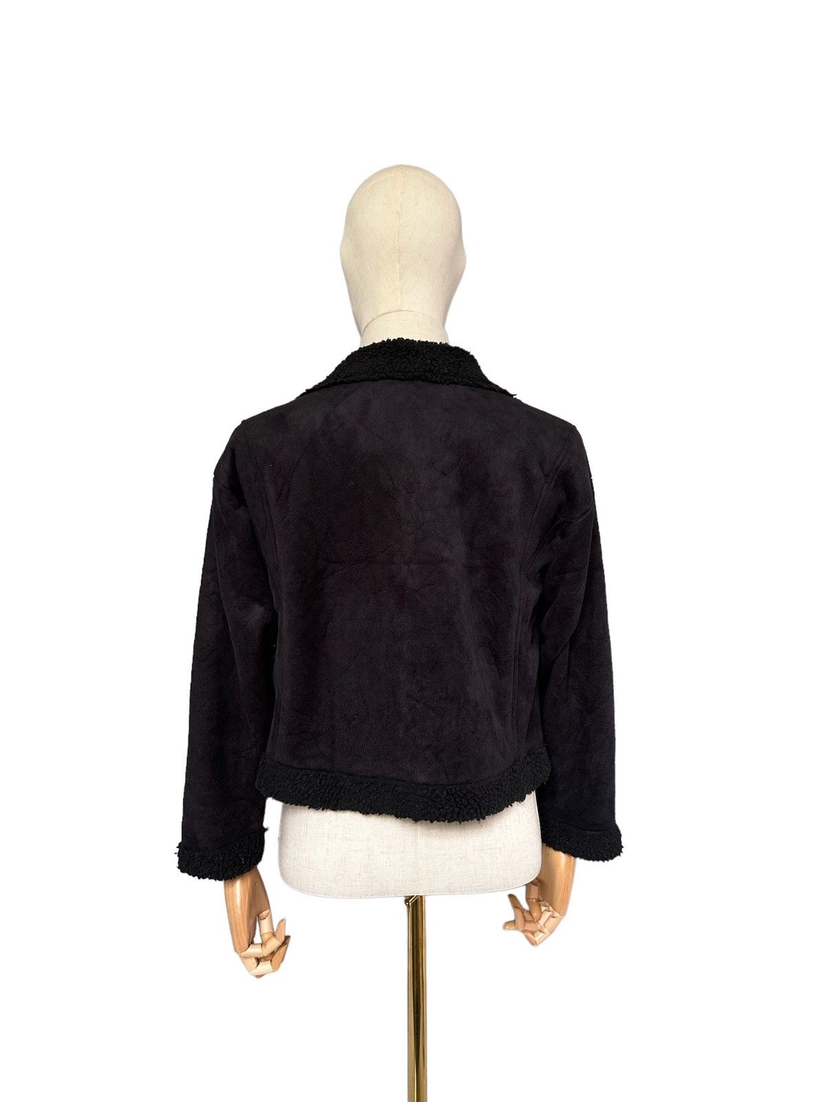 Japanese Brand 2000s Sherpa mole skin Japan made double collar jacket Size US S / EU 44-46 / 1 - 5 Thumbnail