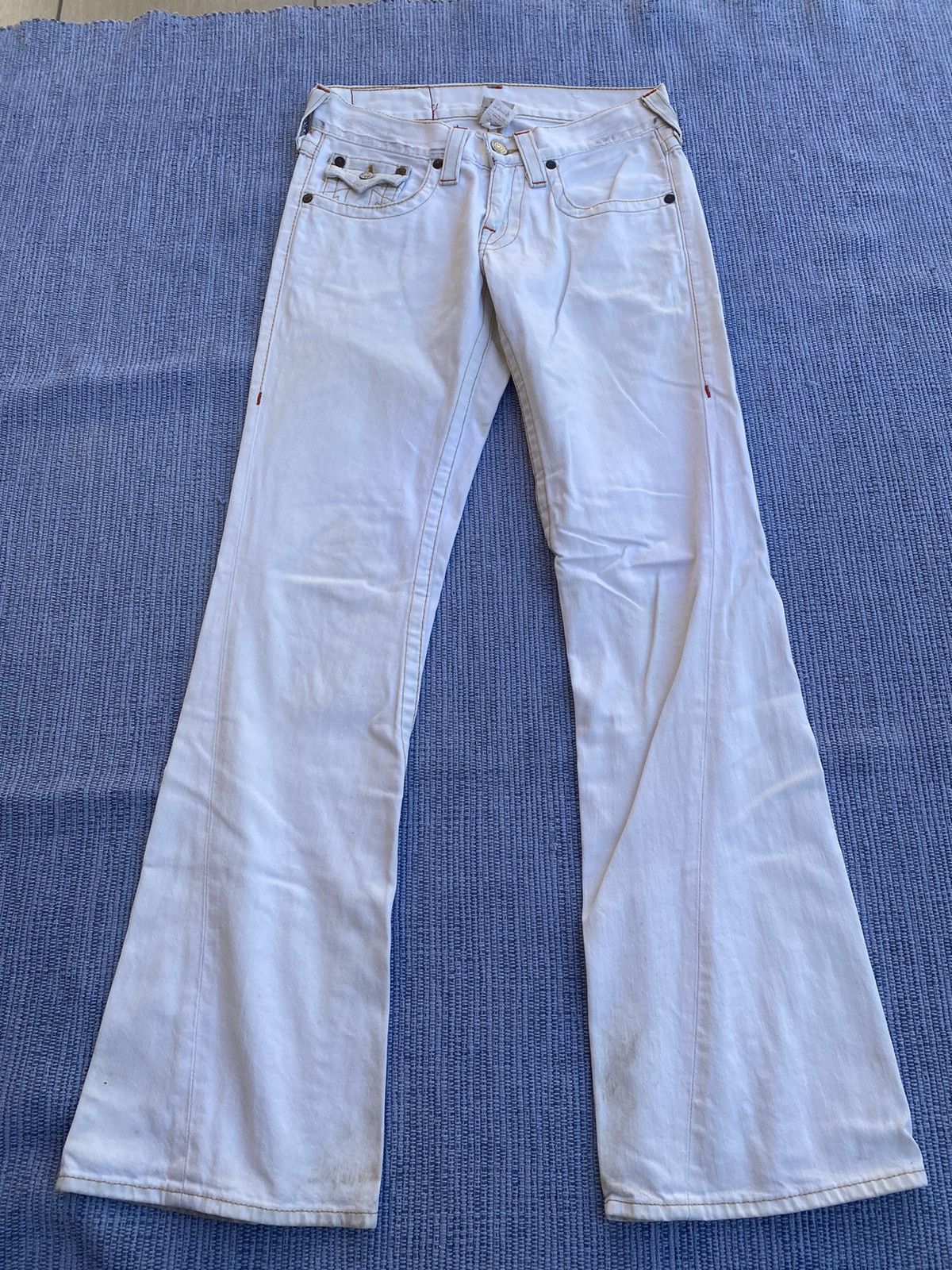 True Religion joey white jeans Size US 28 / EU 44 - 2 Thumbnail