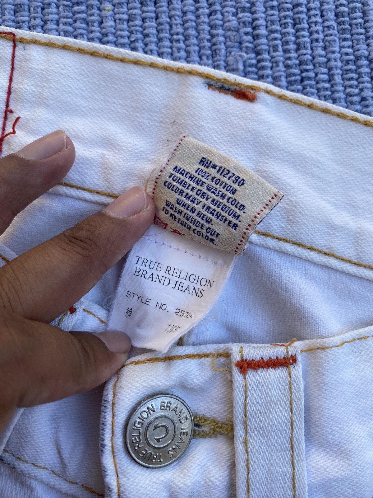 True Religion joey white jeans Size US 28 / EU 44 - 7 Thumbnail