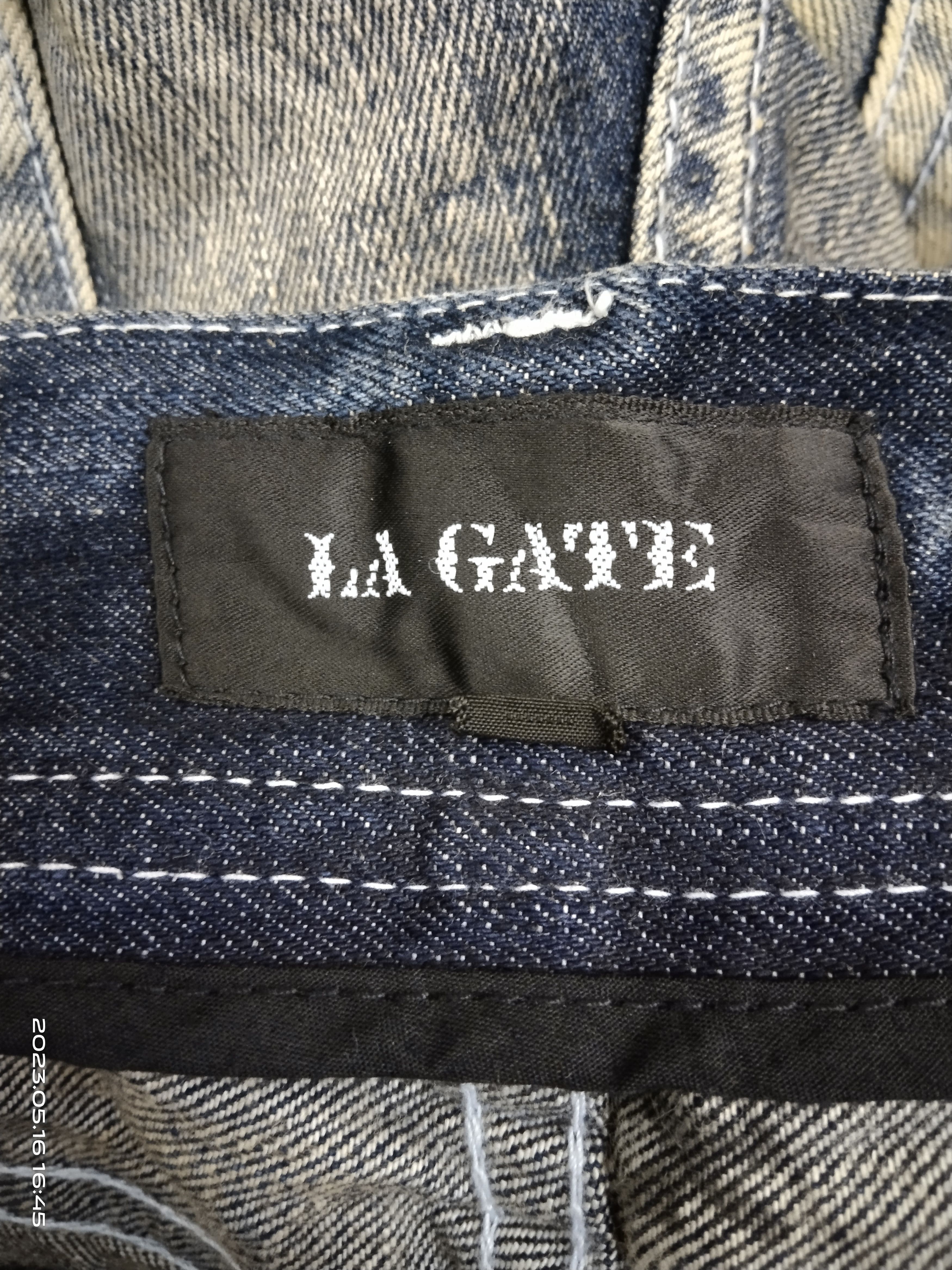 Japanese Brand FLARE SICK RIPED RUSTY LA GATE DENIM PANTS Size US 30 / EU 46 - 8 Thumbnail
