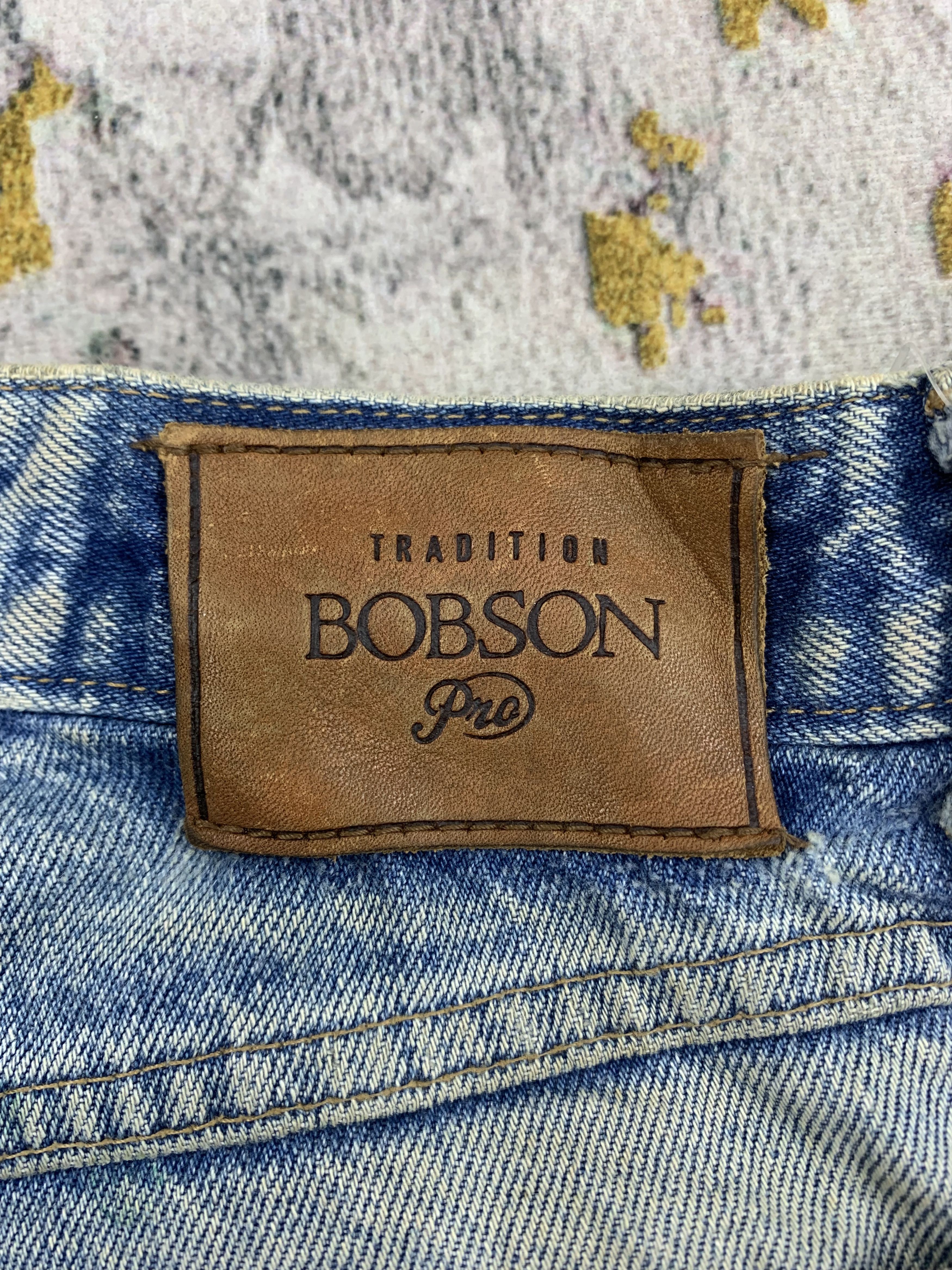 Japanese Brand Vintage Bobson Denim 32x29.5 Distressed Size US 32 / EU 48 - 8 Thumbnail