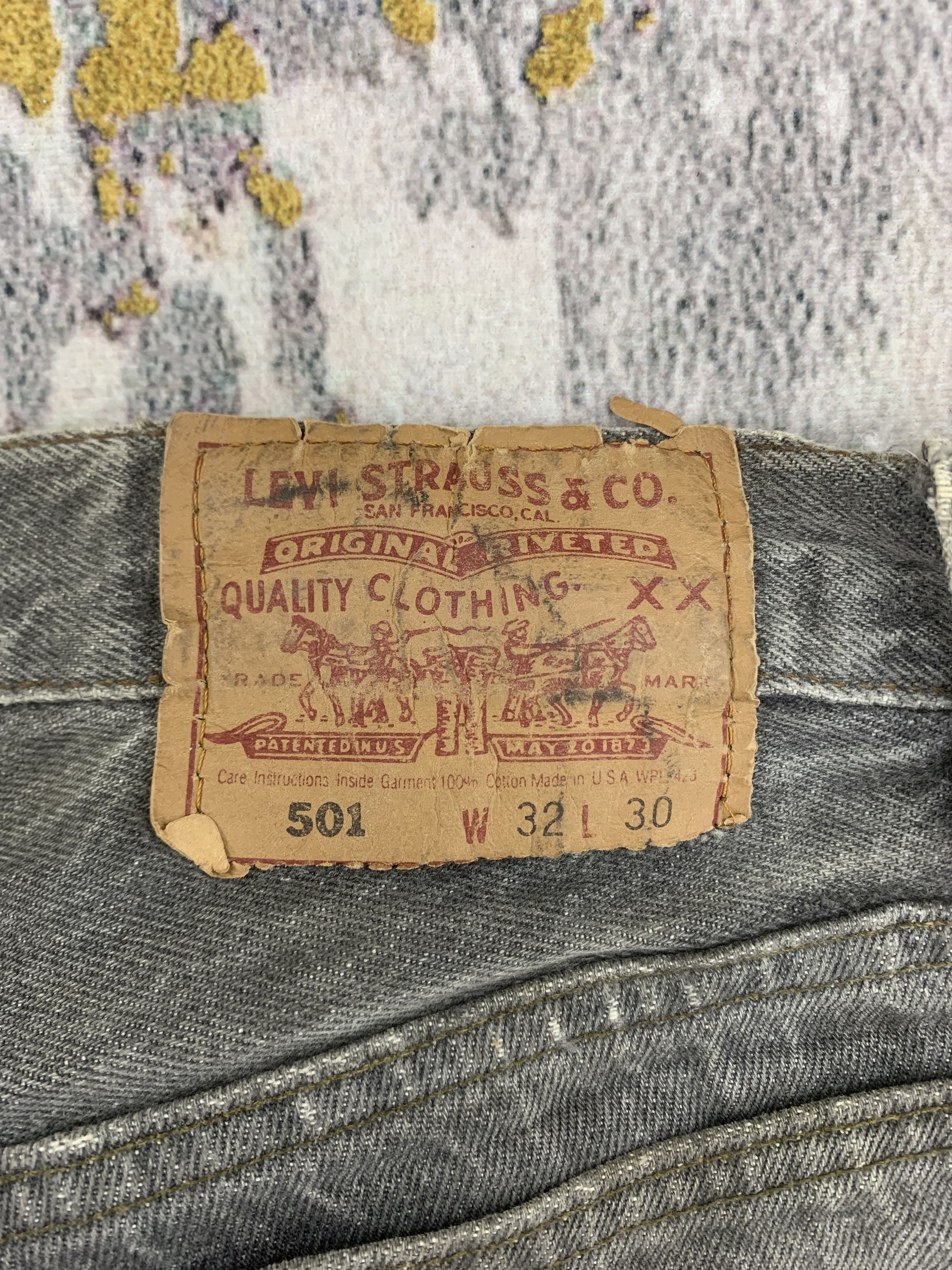 Levi's Vintage Levi's 501 Denim 34x30 Distressed Size US 34 / EU 50 - 8 Thumbnail