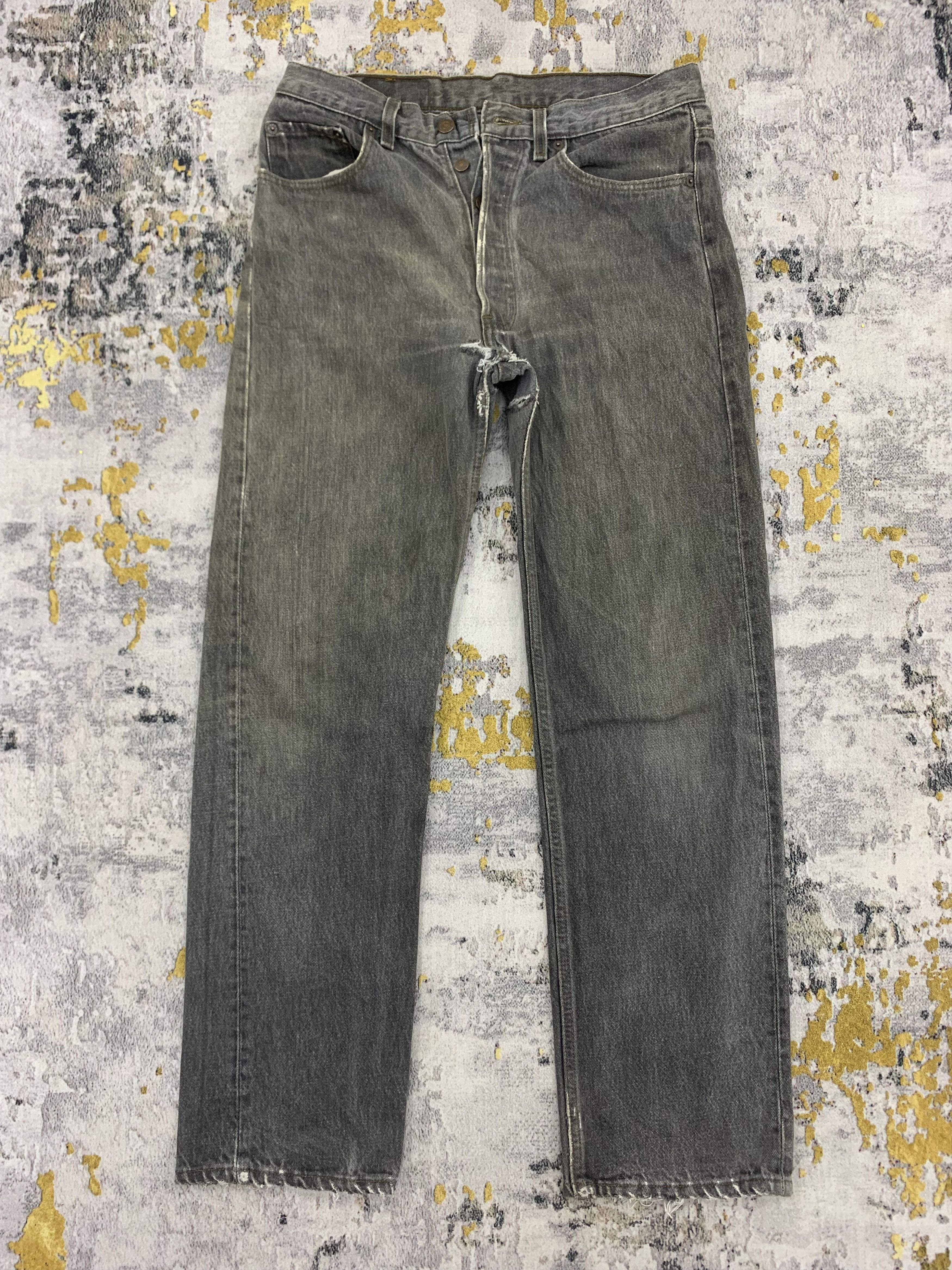 Levi's Vintage Levi's 501 Denim 34x30 Distressed Size US 34 / EU 50 - 1 Thumbnail