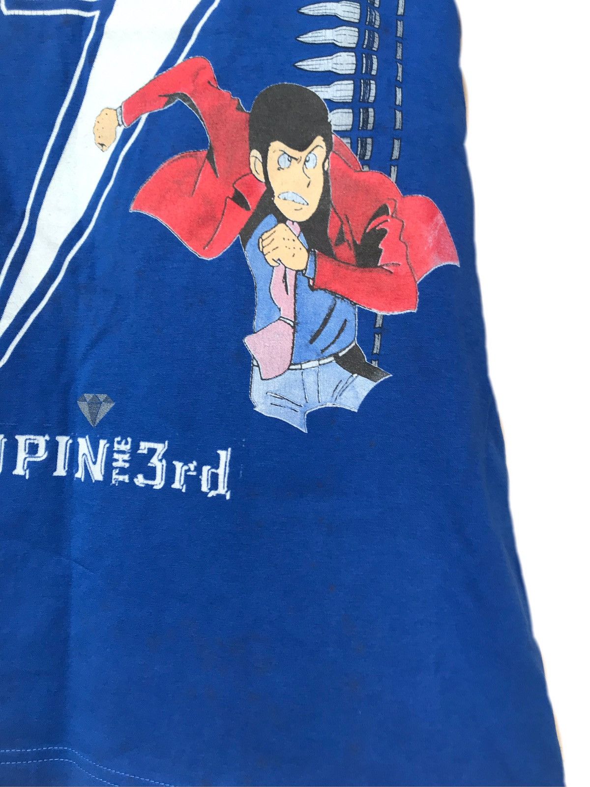 Vintage Tee Shirt LUPIN THE THIRD Bridgestone Anime Size US XL / EU 56 / 4 - 3 Thumbnail