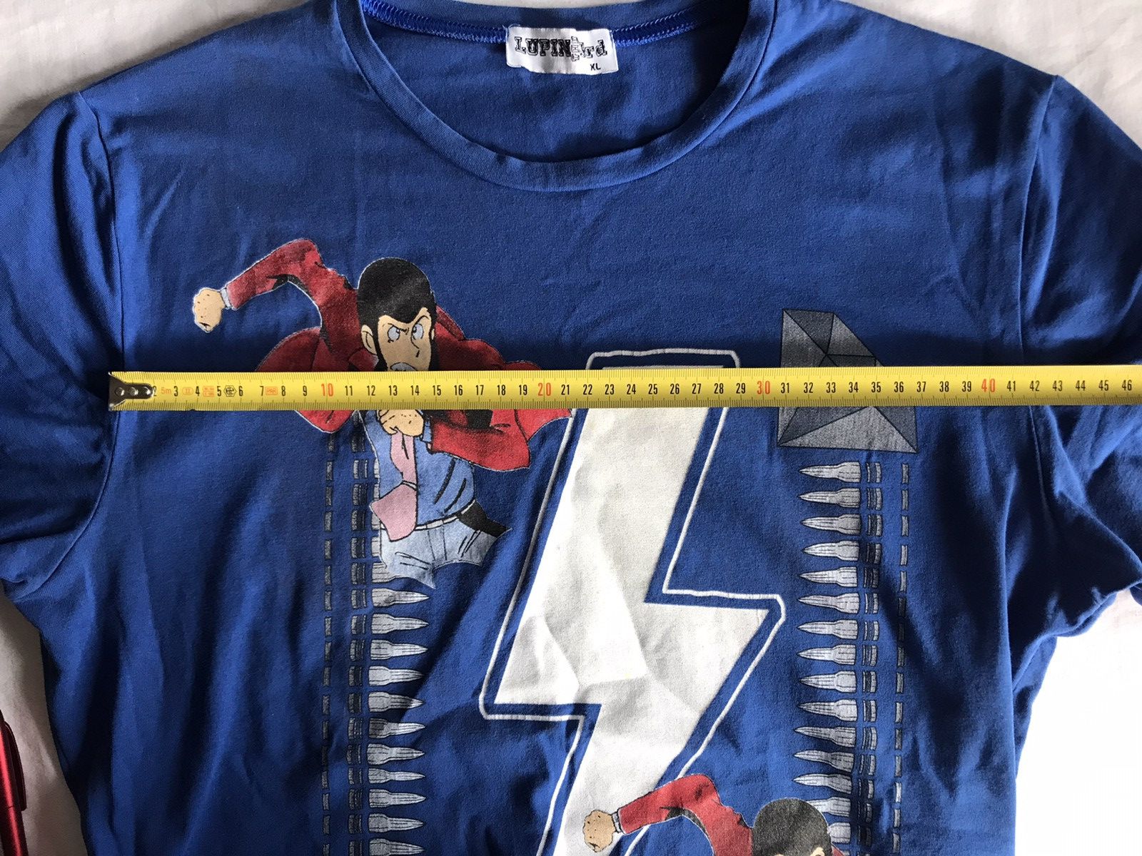 Vintage Tee Shirt LUPIN THE THIRD Bridgestone Anime Size US XL / EU 56 / 4 - 18 Thumbnail