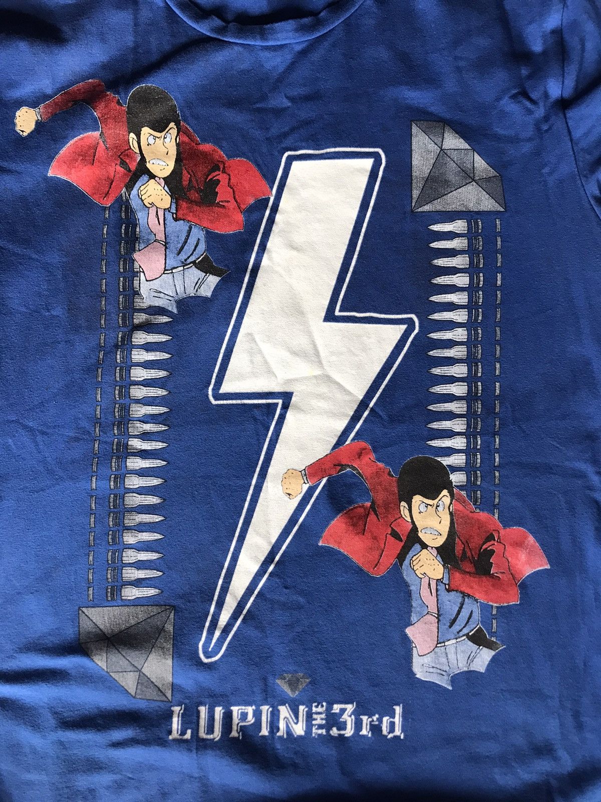 Vintage Tee Shirt LUPIN THE THIRD Bridgestone Anime Size US XL / EU 56 / 4 - 11 Thumbnail