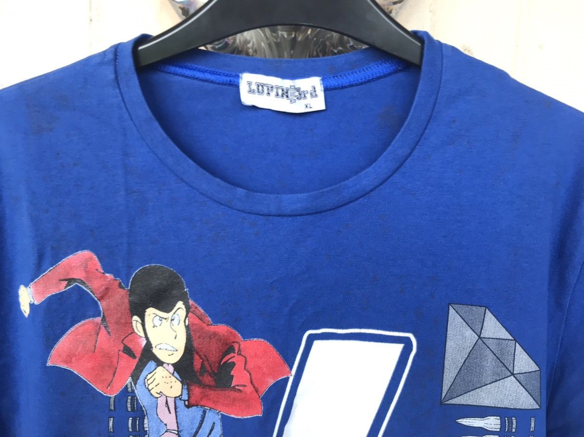 Vintage Tee Shirt LUPIN THE THIRD Bridgestone Anime Size US XL / EU 56 / 4 - 6 Thumbnail