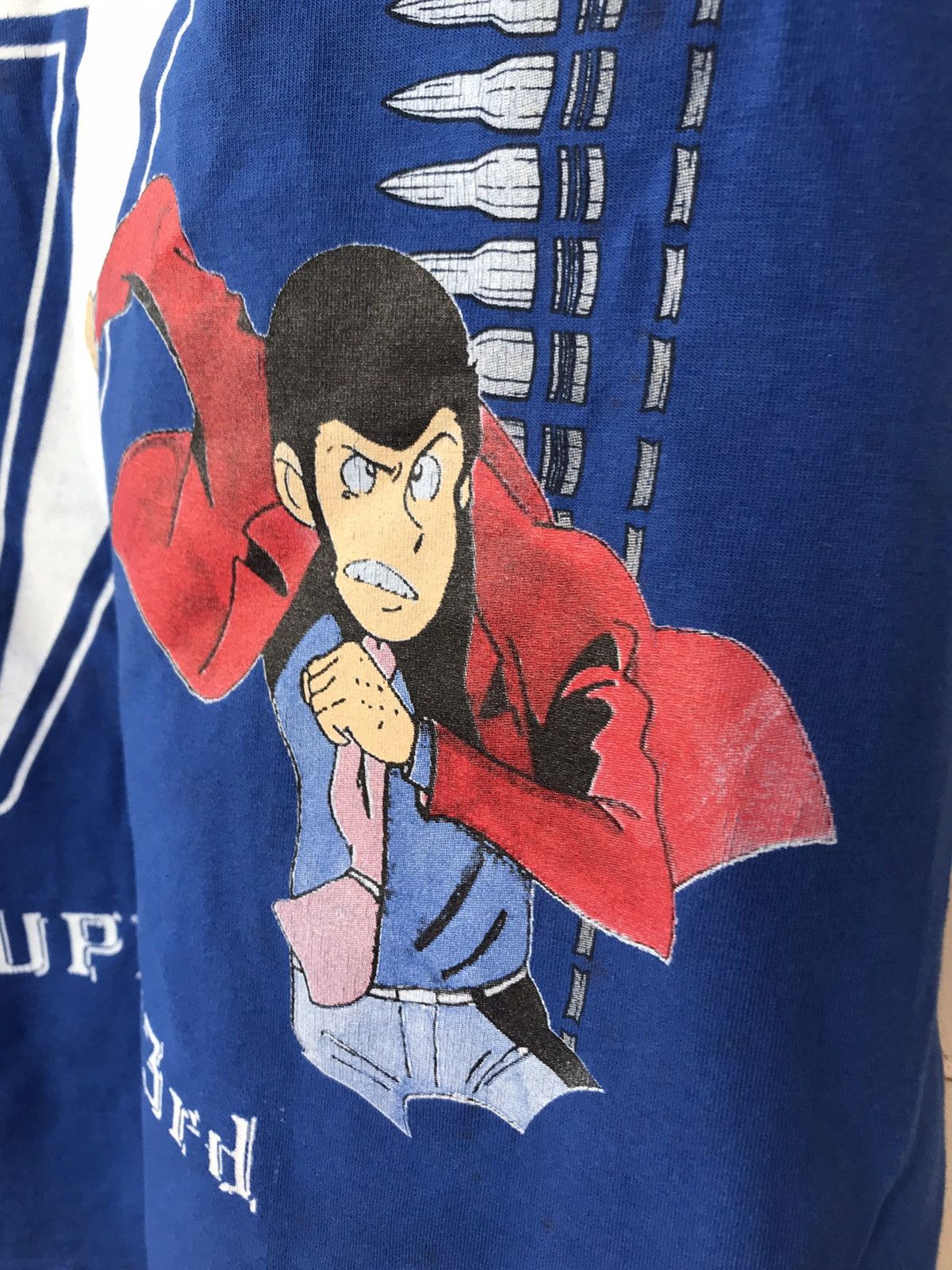 Vintage Tee Shirt LUPIN THE THIRD Bridgestone Anime Size US XL / EU 56 / 4 - 9 Thumbnail