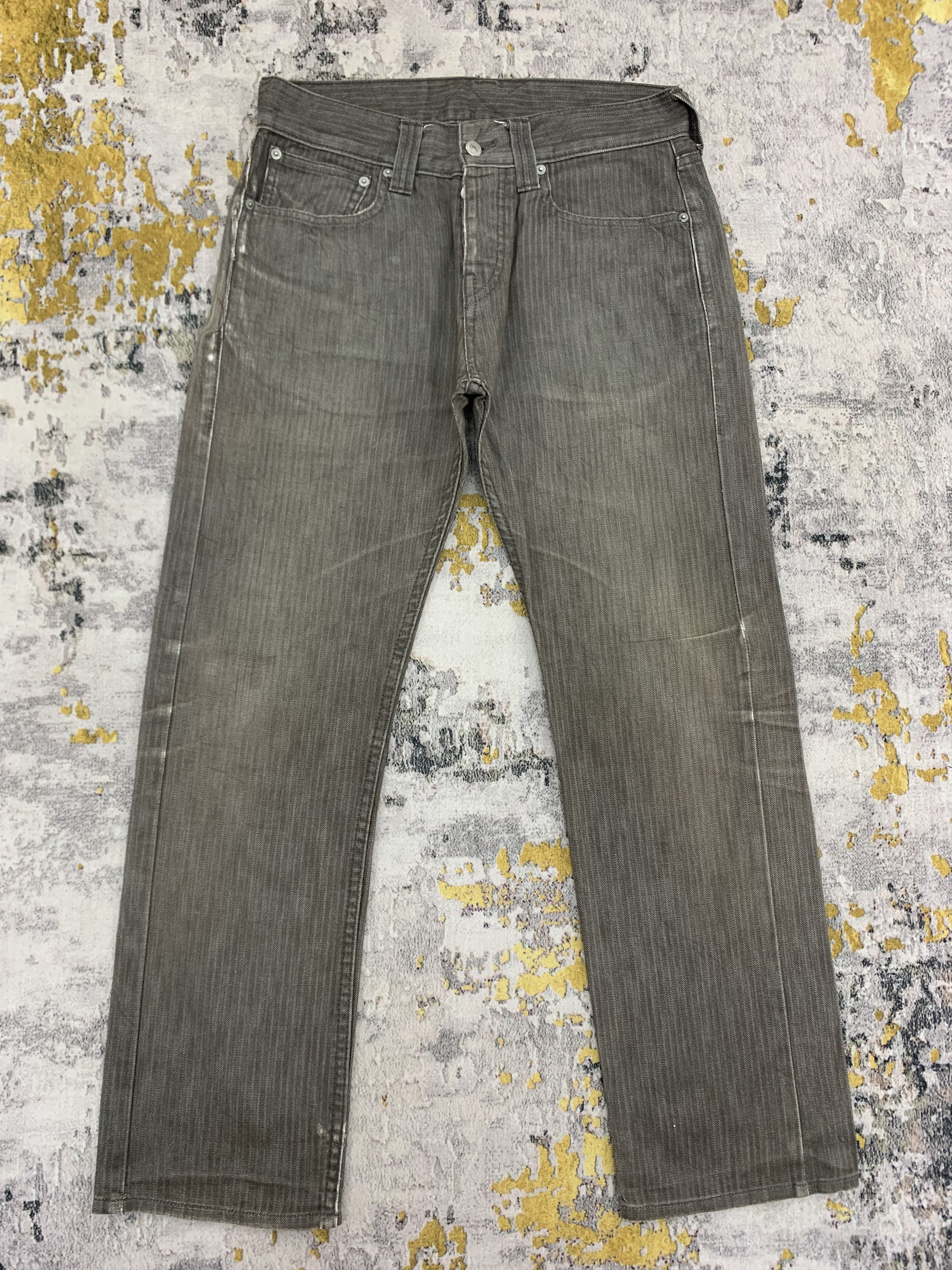 Vintage United Arrow Denim 34x33 Distressed Faded