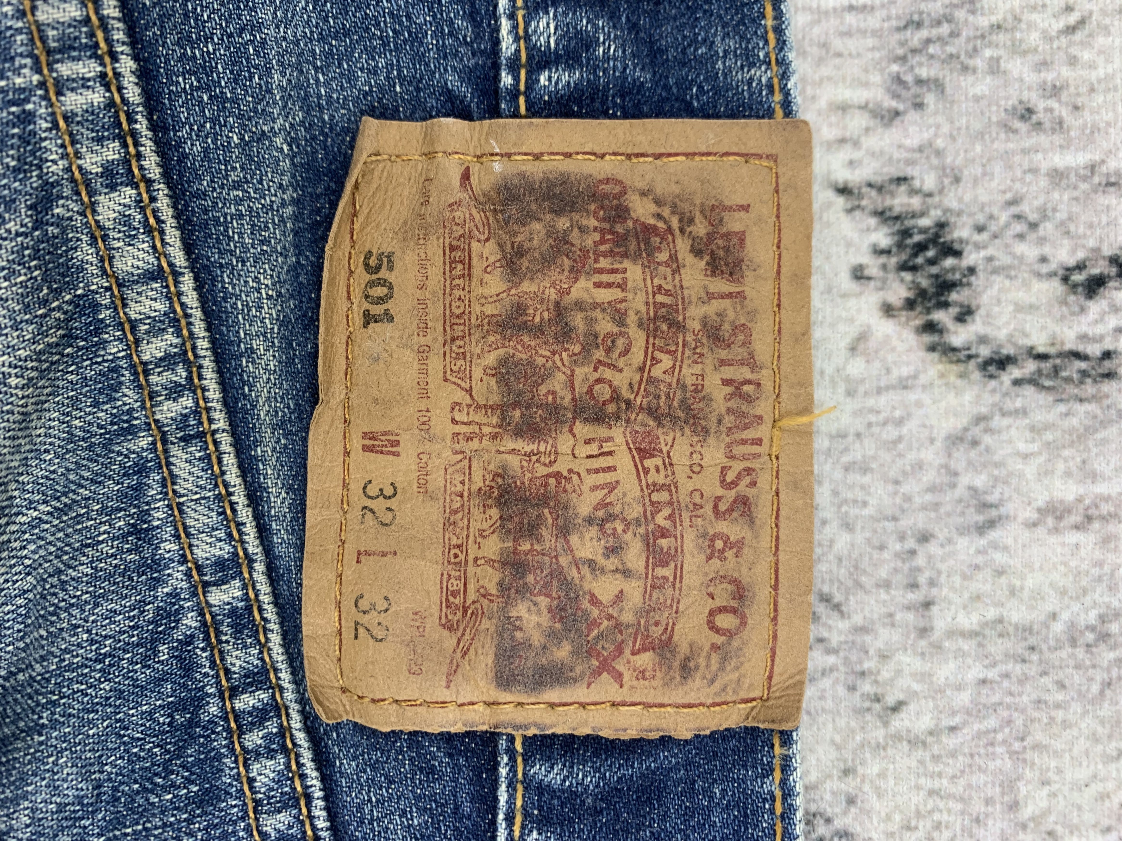 Levi's Vintage Levi's 501 Denim 30x31 Distressed Size US 30 / EU 46 - 7 Thumbnail