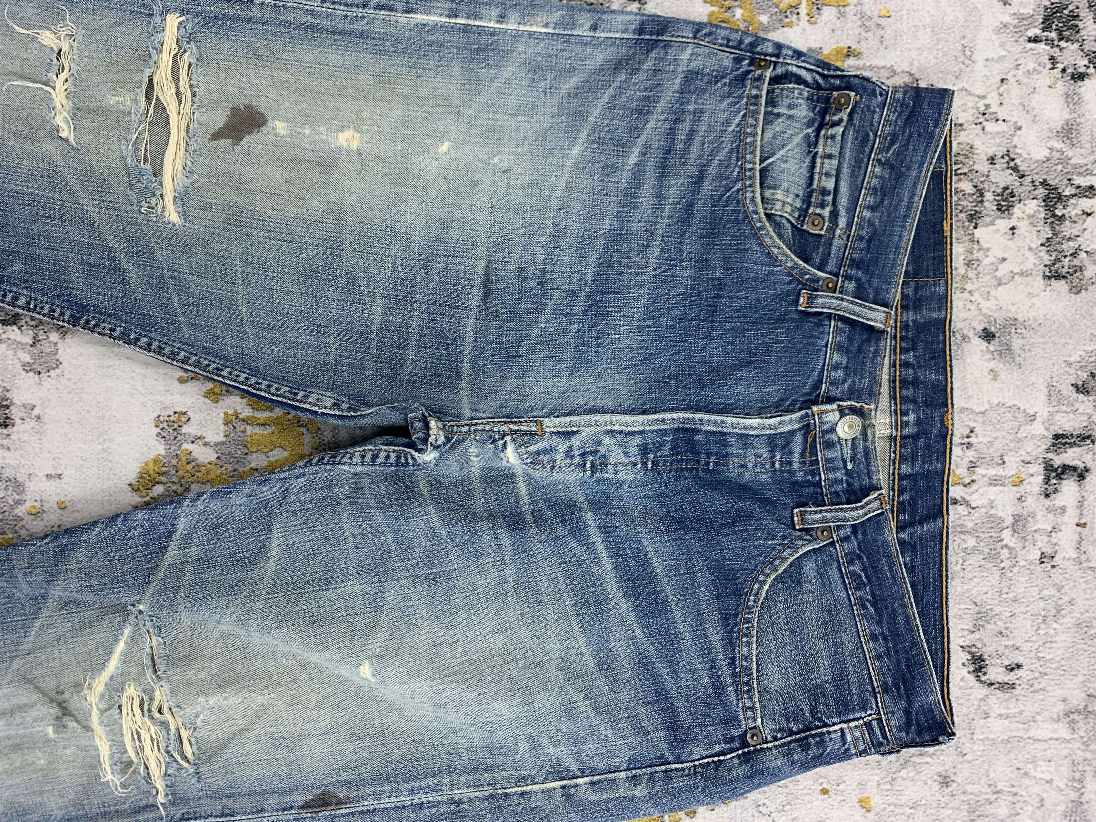 Levi's Vintage Levi's 501 Denim 30x31 Distressed Size US 30 / EU 46 - 2 Thumbnail