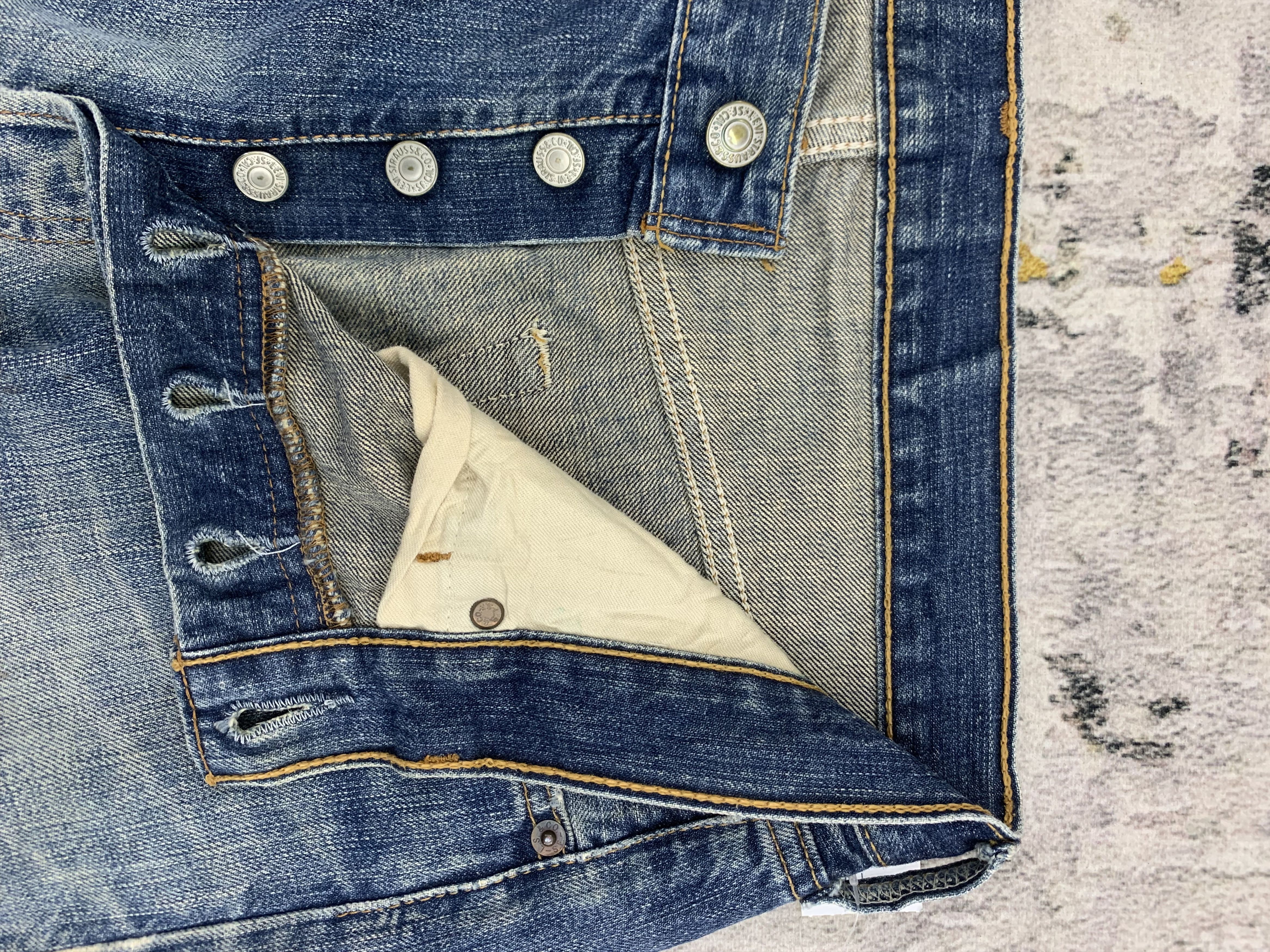 Levi's Vintage Levi's 501 Denim 30x31 Distressed Size US 30 / EU 46 - 3 Thumbnail