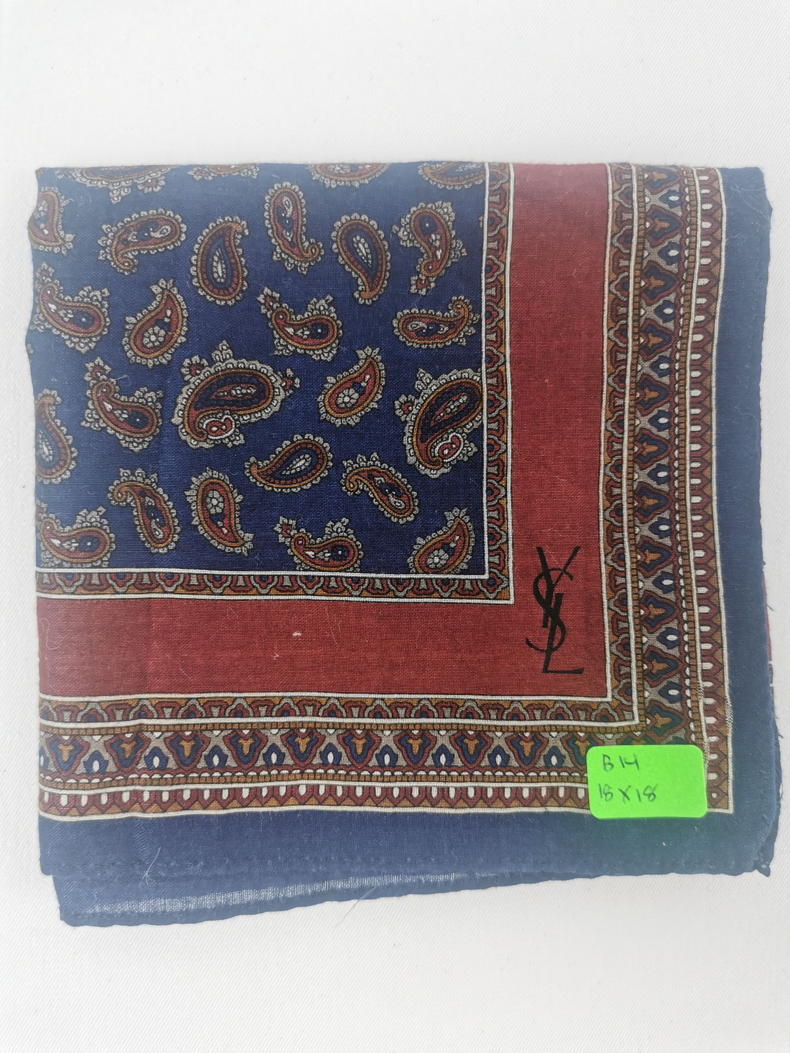 Vintage × Yves Saint Laurent Yves saint laurent handkerchief bandana neckerchief Size ONE SIZE - 5 Thumbnail