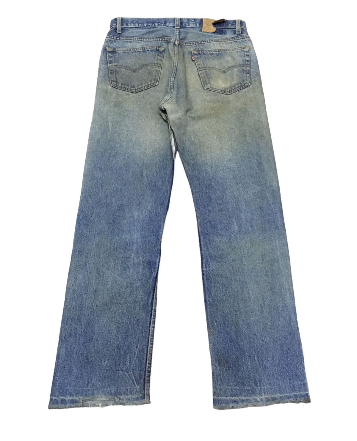 Levi's Rare Design Vintage Brand Levis 501xx Patchwork Jeans 1990s Size US 32 / EU 48 - 2 Thumbnail