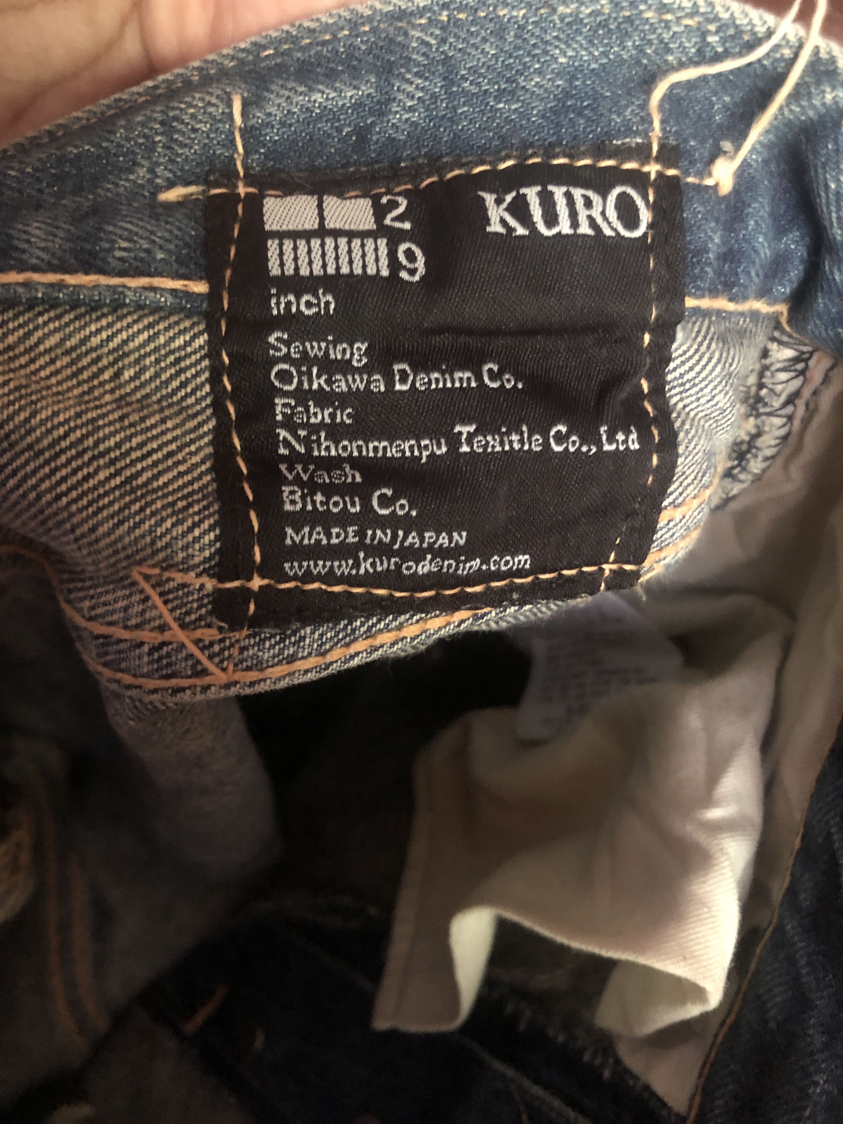 KURO Vintage Kuro Painter Distressed Selvedge Denim Pants Size US 30 / EU 46 - 7 Thumbnail