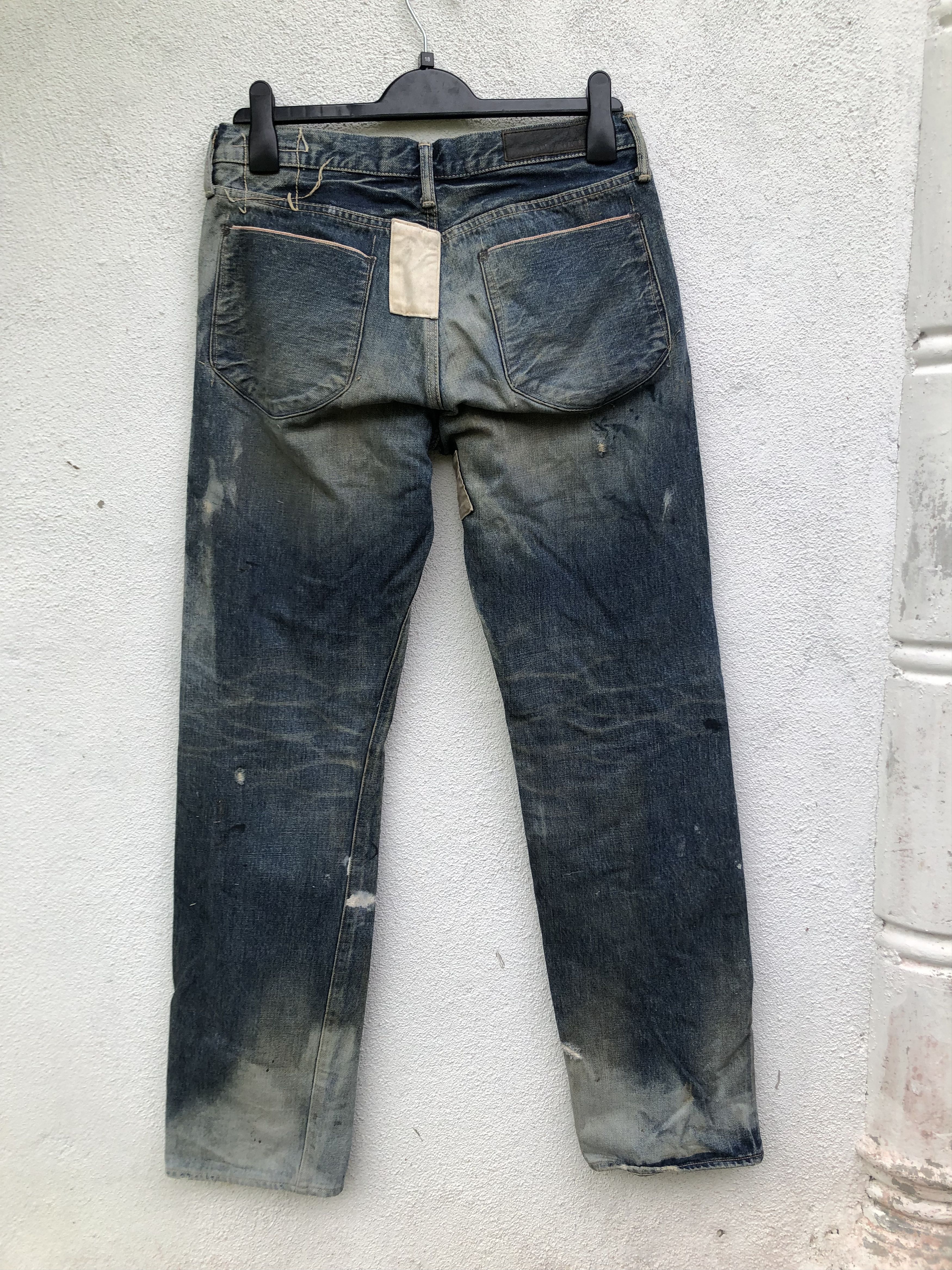 KURO Vintage Kuro Painter Distressed Selvedge Denim Pants Size US 30 / EU 46 - 2 Thumbnail
