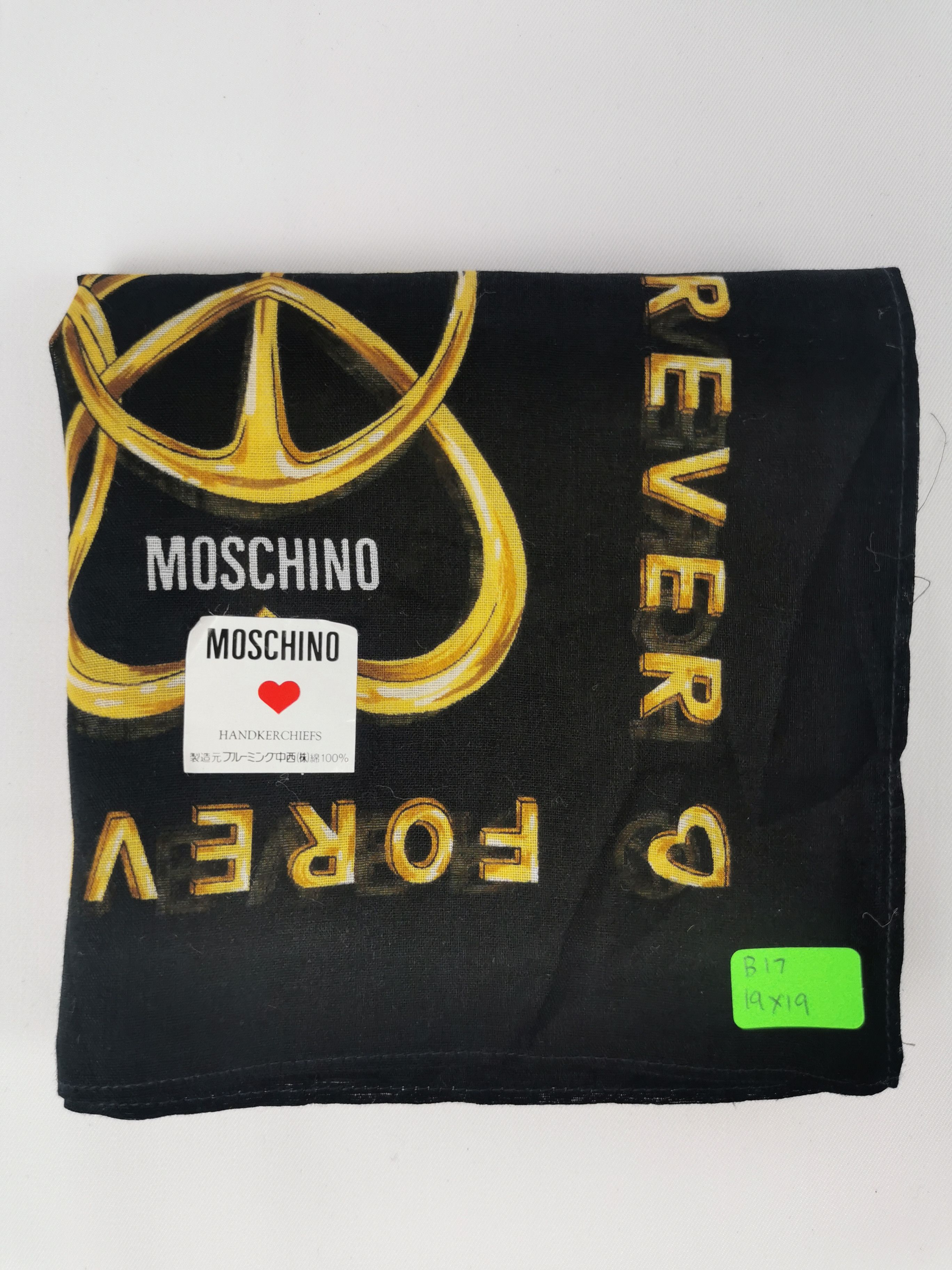 Moschino × Vintage Moshino handkerchief bandana neckerchief Size ONE SIZE - 4 Thumbnail