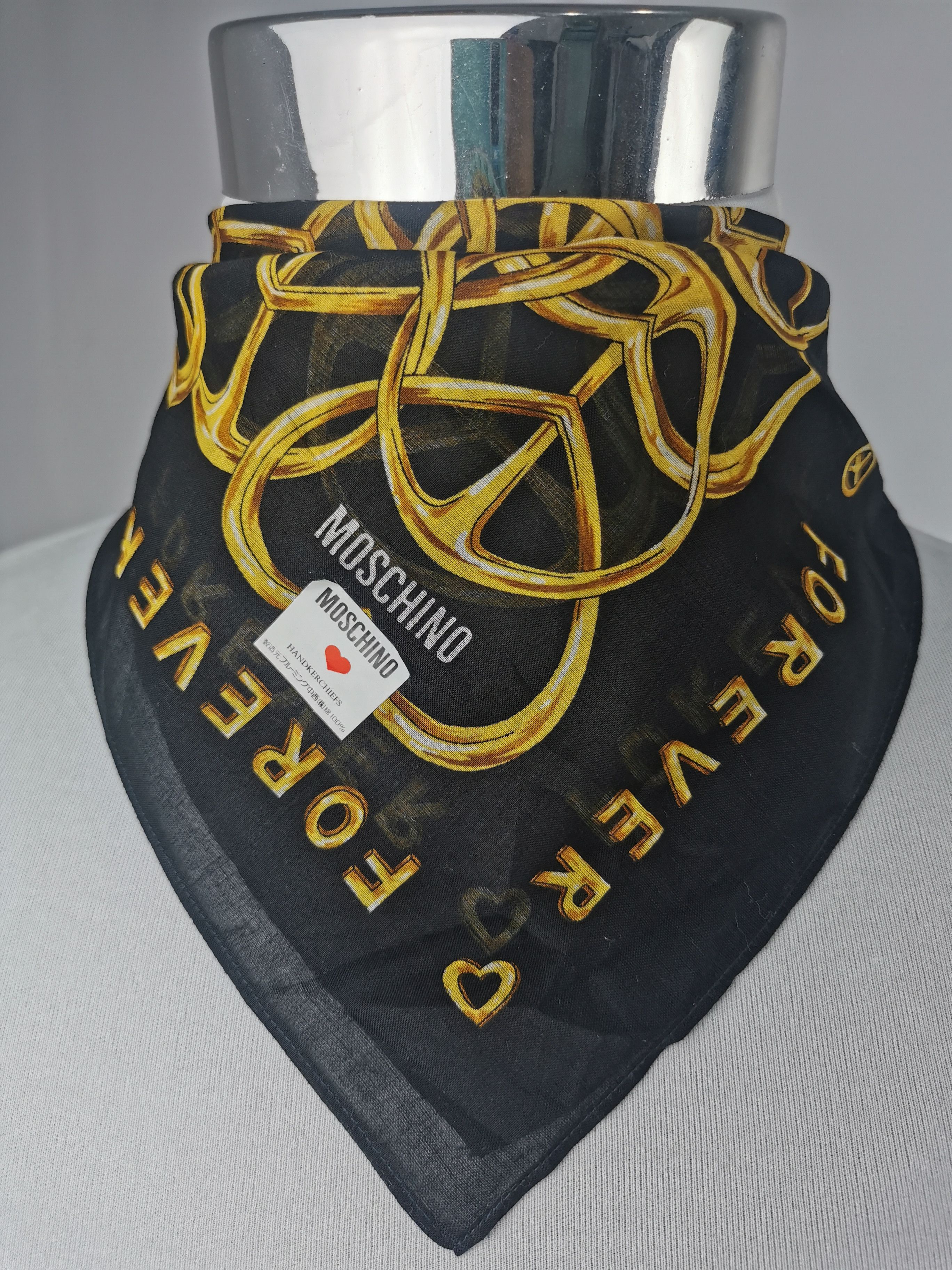Moschino × Vintage Moshino handkerchief bandana neckerchief Size ONE SIZE - 1 Thumbnail