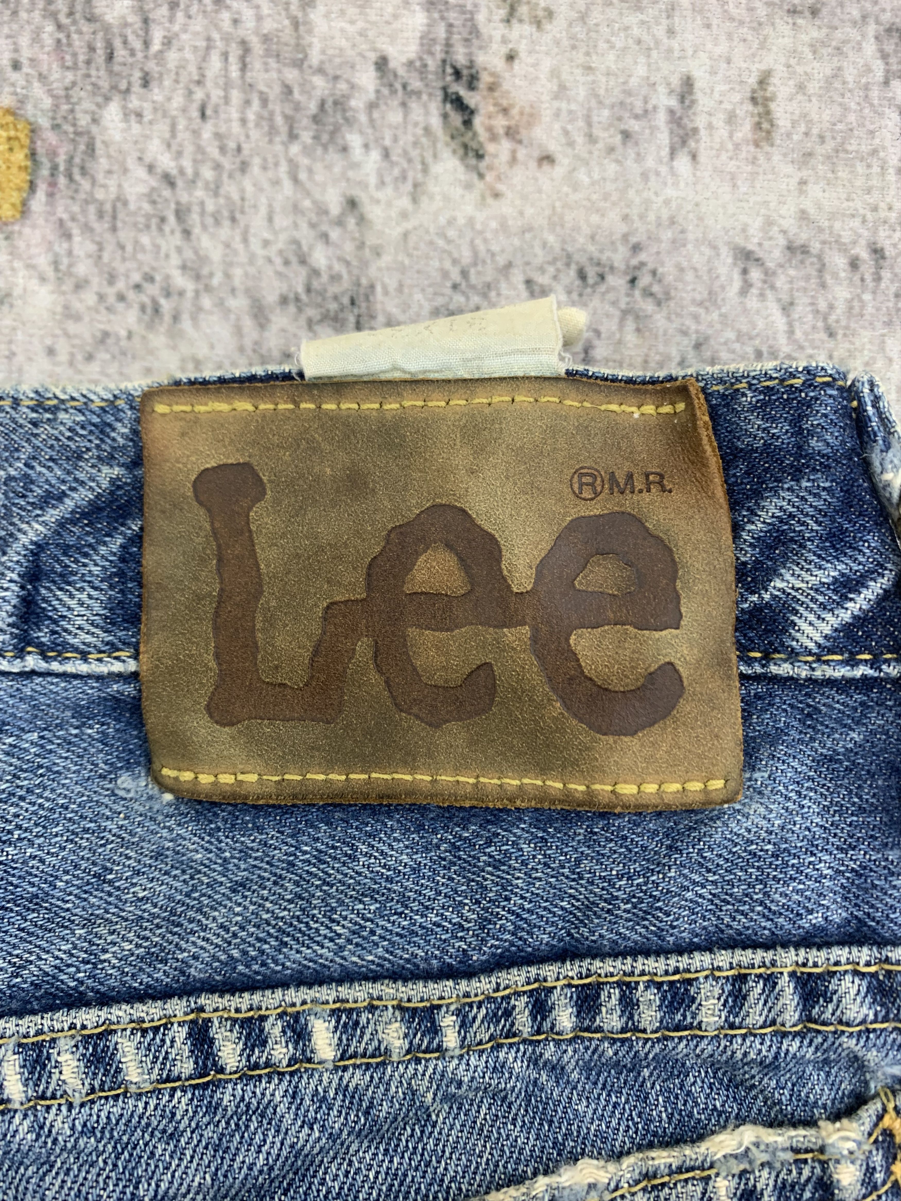 Lee Vintage Lee Denim 29x29.5 Distressed Faded Size US 29 - 8 Thumbnail