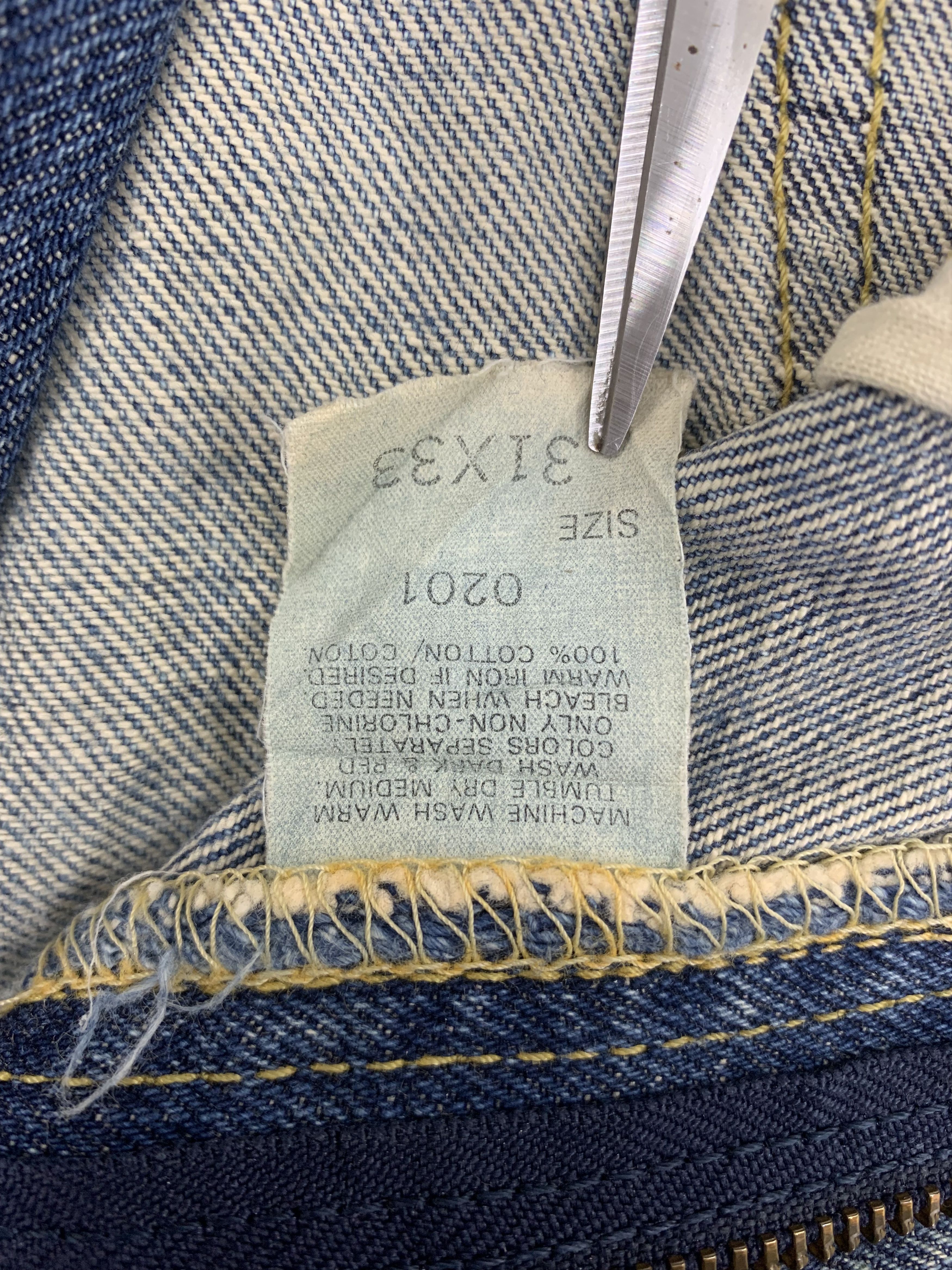 Lee Vintage Lee Denim 29x29.5 Distressed Faded Size US 29 - 4 Thumbnail