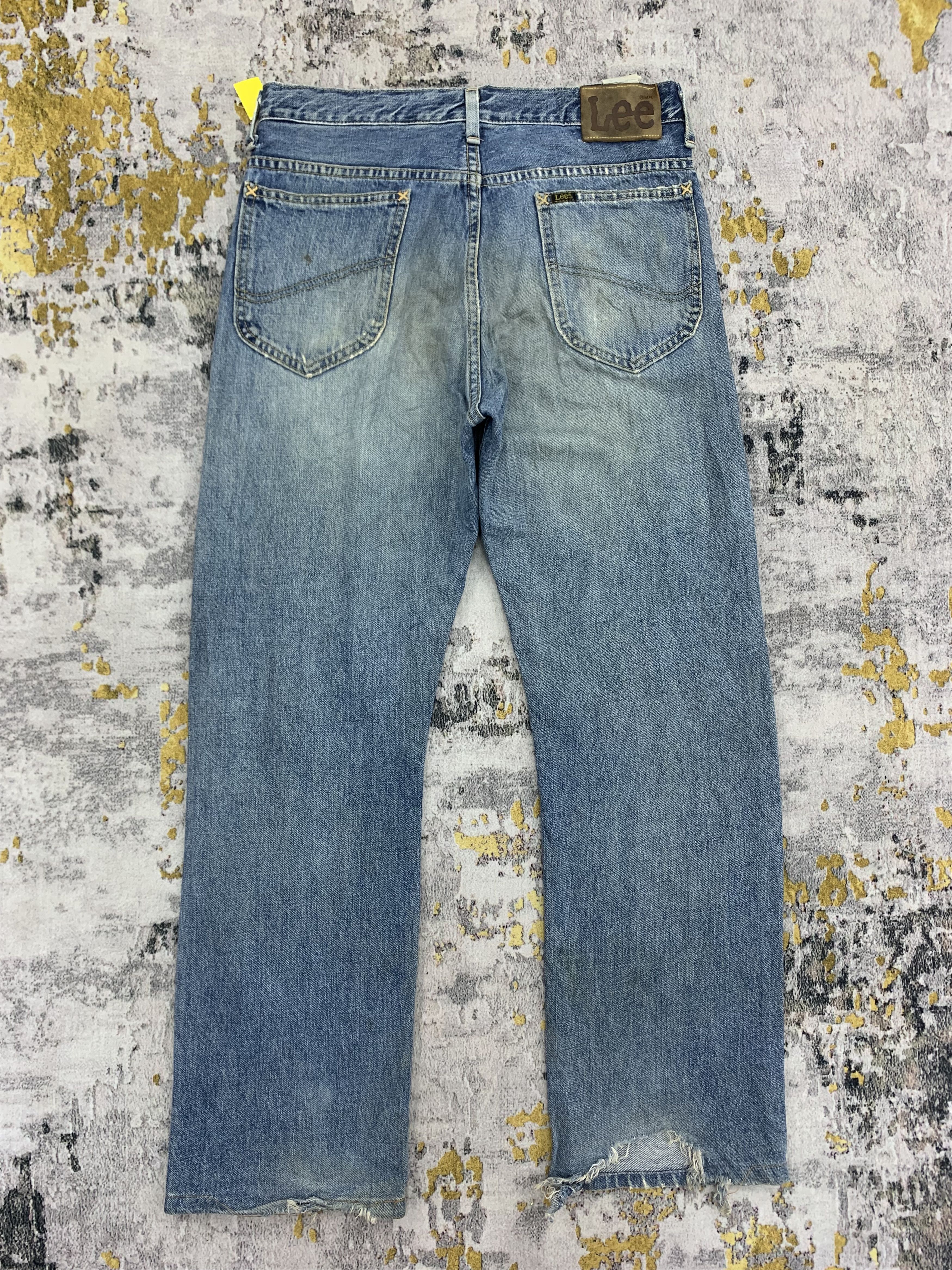 Lee Vintage Lee Denim 29x29.5 Distressed Faded Size US 29 - 6 Thumbnail