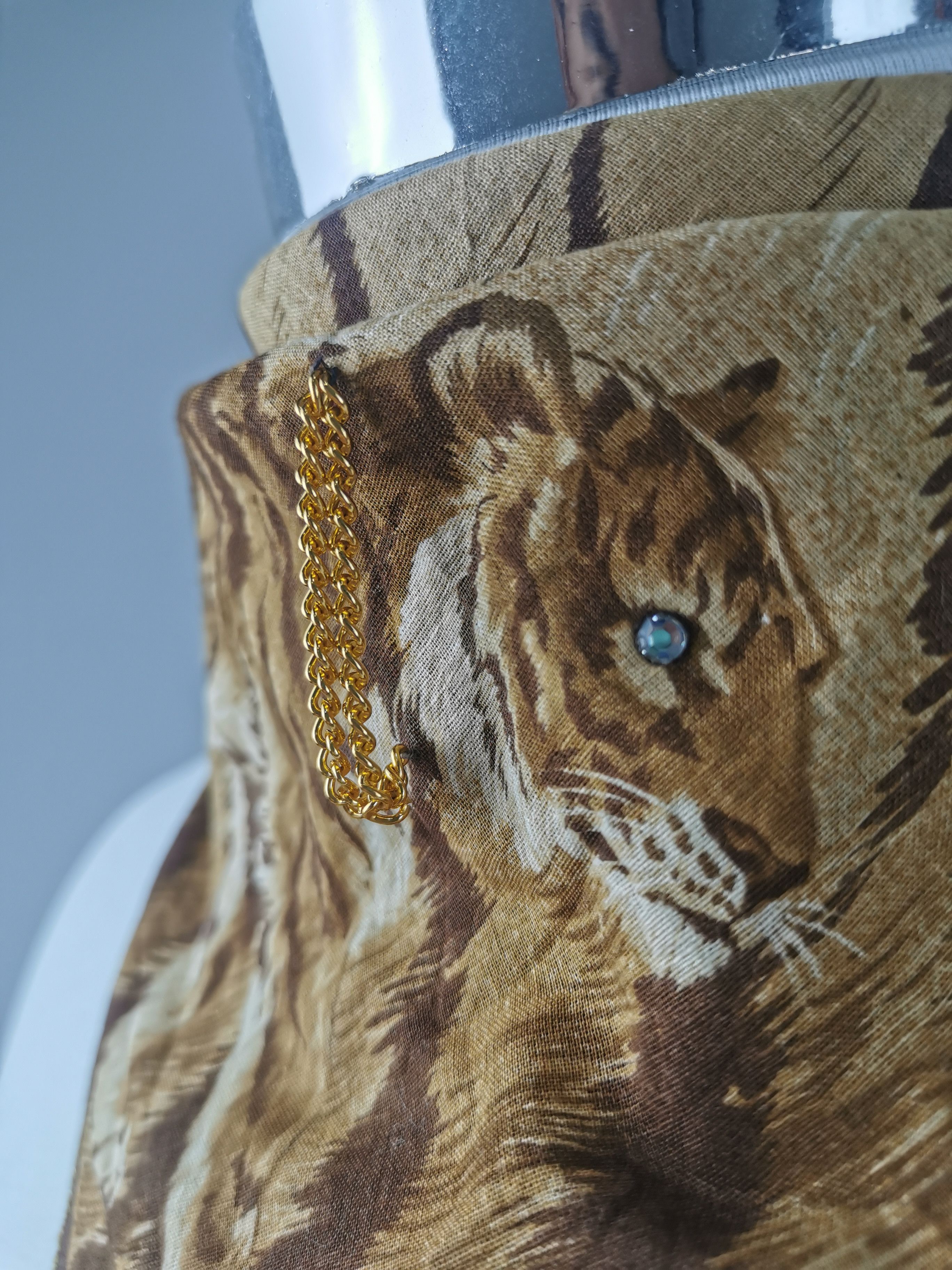 Japanese Brand Japanese brand tiger handkerchief bandana neckerchief Size ONE SIZE - 8 Thumbnail