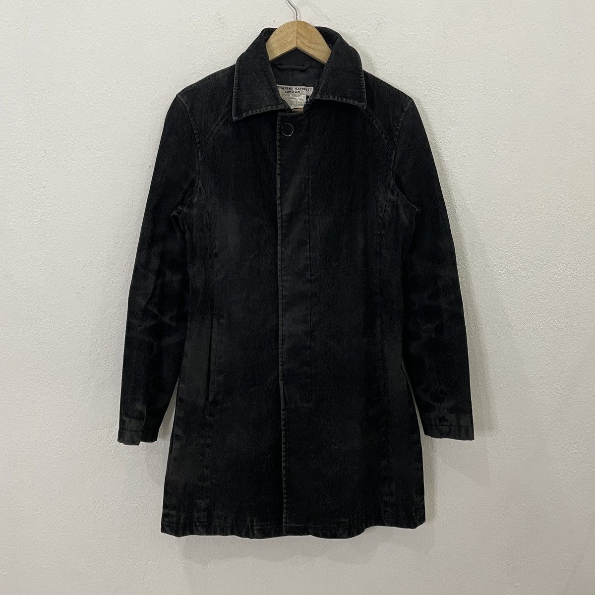 Katharine Hamnett London Vintage Katharine Hamnett London Trench Coat Jacket Size L / US 10 / IT 46 - 1 Thumbnail