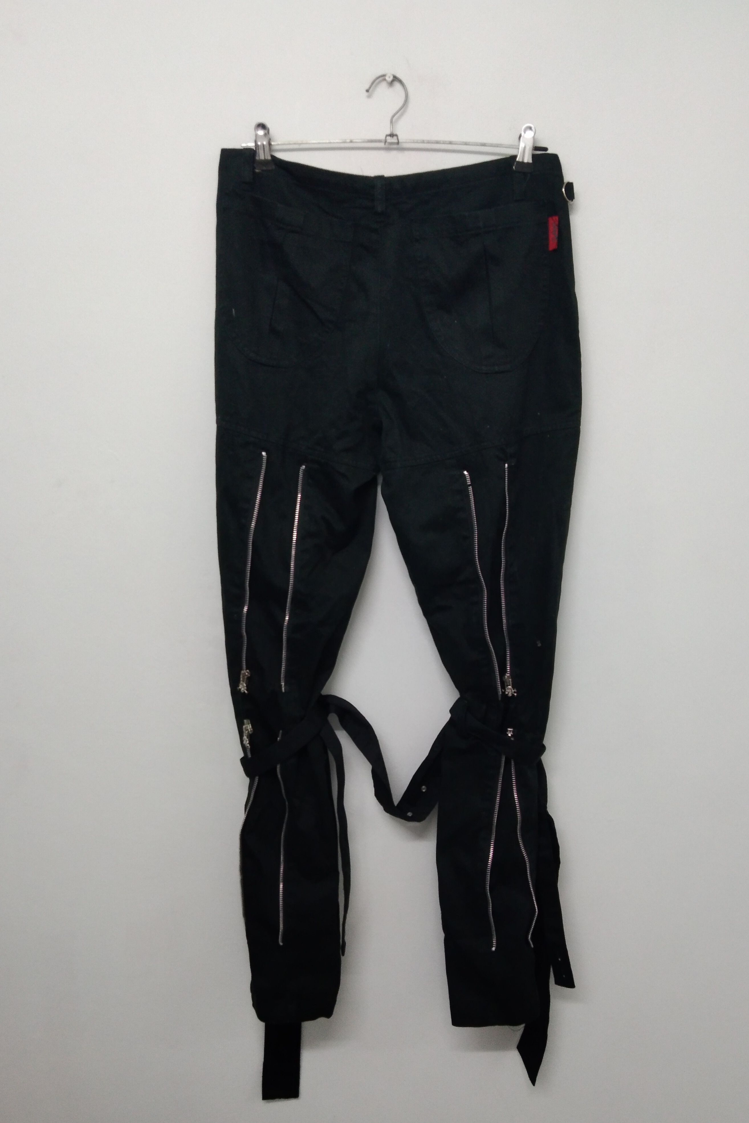 Japanese Brand BONDAGE ZIPPER MAD PUNK Size US 29 - 3 Thumbnail