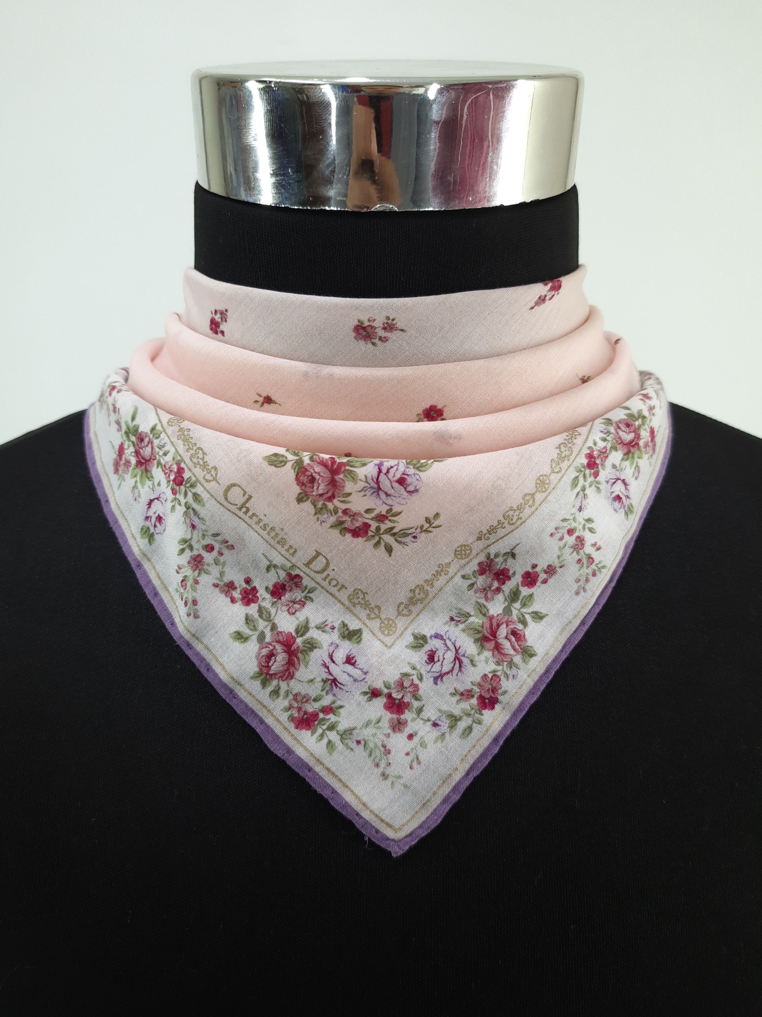 Vintage Christian Dior Handkerchief / Neckerchief - HKA86