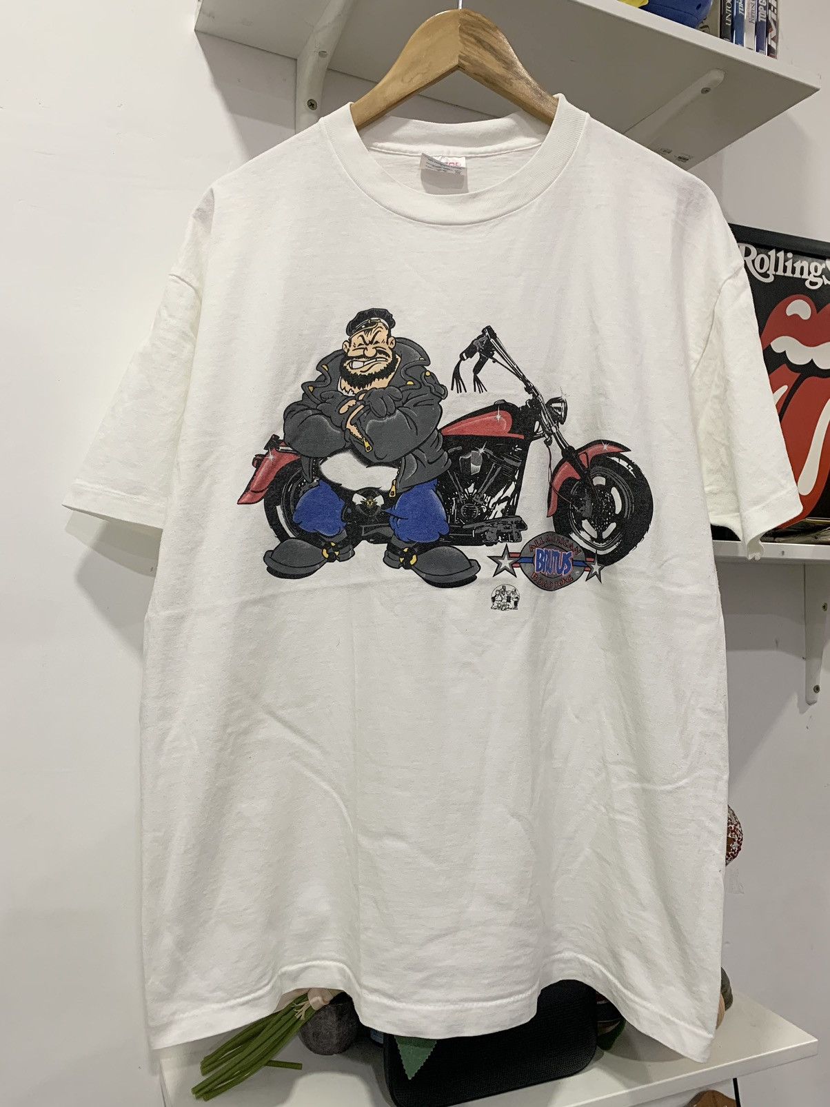 Vintage Brutus Popeye All American Road Hog Tshirt