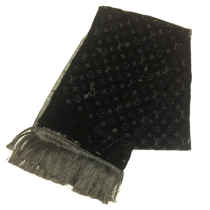 Louis Vuitton Echarpe Logomania Scarf Shawl Stole Monogram Women