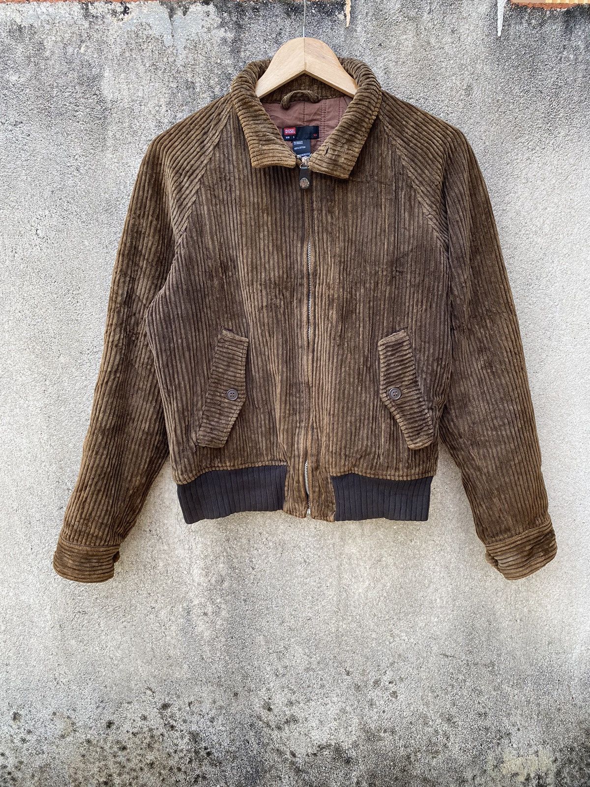 Diesel Vintage Diesel Bomber Jacket Corduroy Black Label Size US S / EU 44-46 / 1 - 1 Thumbnail
