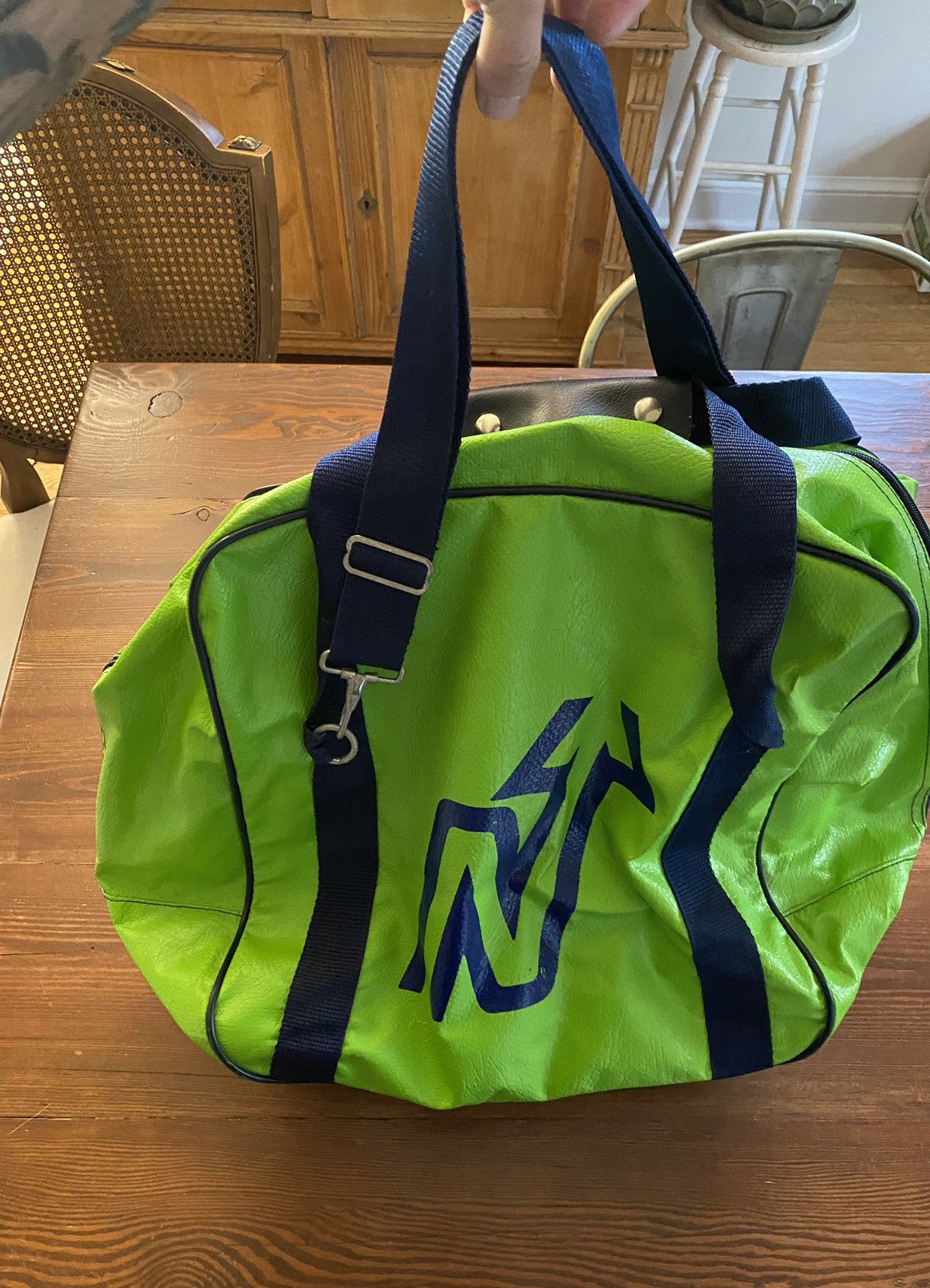 Vintage Vintage 90’s Thick Vinyl Shoulder Luggage Bowling Bag Size ONE SIZE - 4 Thumbnail