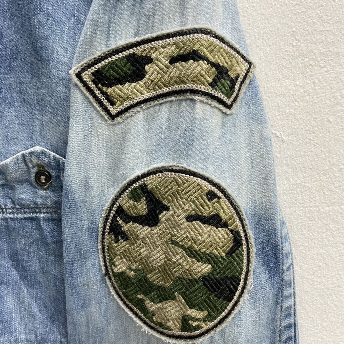 Diesel 💥DIESEL DENIM CHORE BUTTON JEAN JACKET Size US XL / EU 56 / 4 - 7 Thumbnail