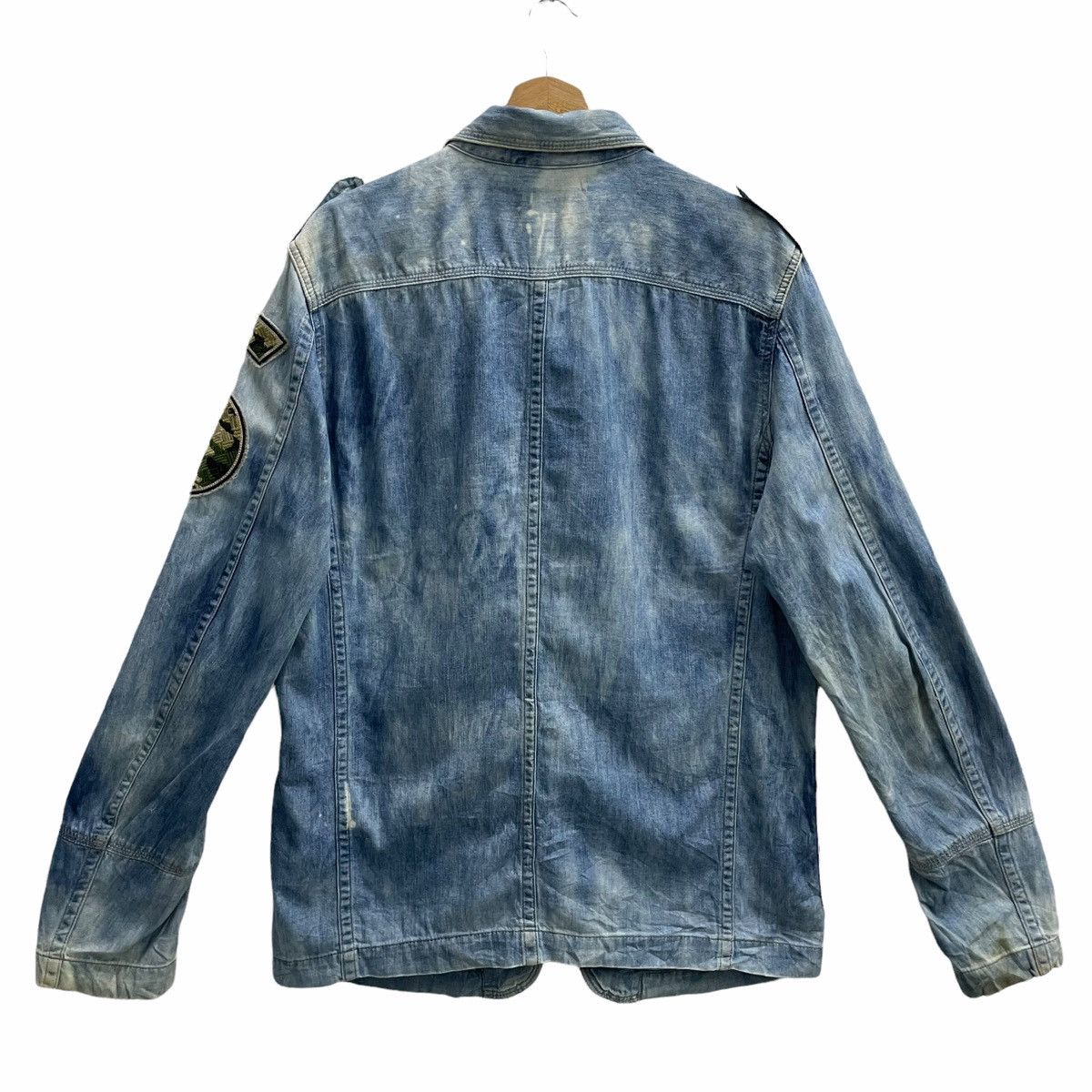 Diesel 💥DIESEL DENIM CHORE BUTTON JEAN JACKET Size US XL / EU 56 / 4 - 5 Thumbnail