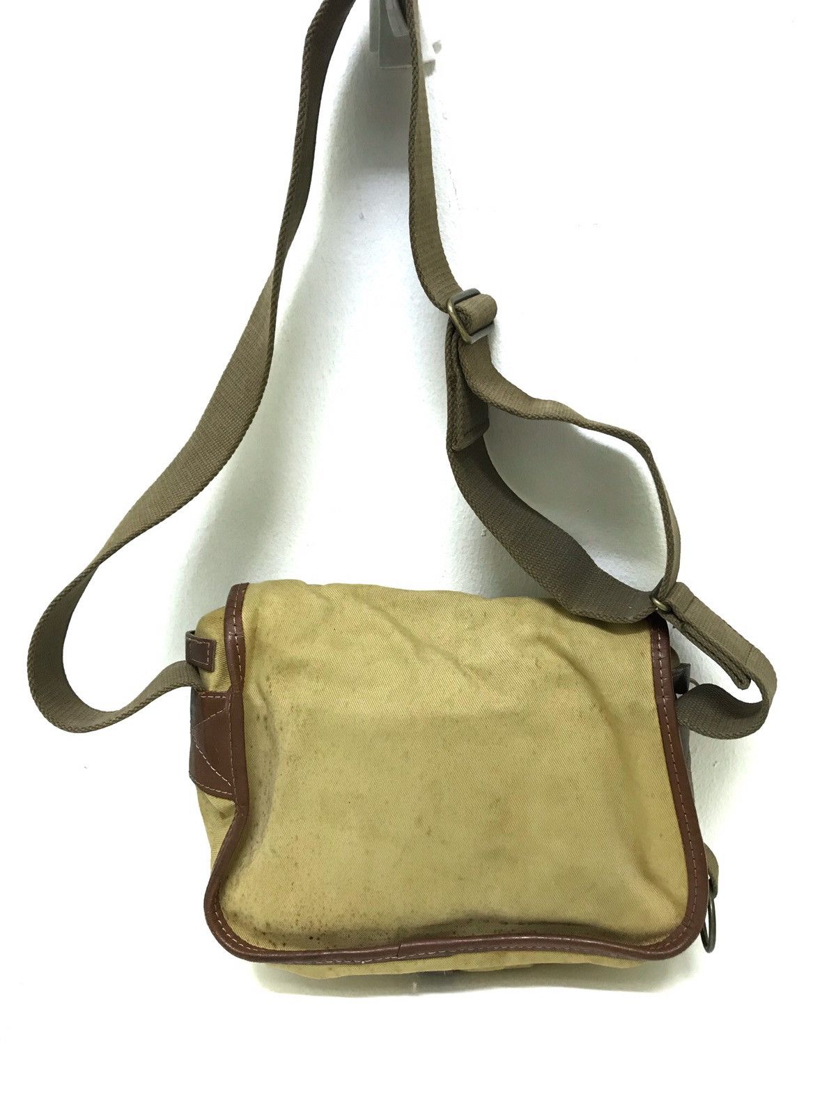 Barbour Rare Barbour Hunting Bag Sling Bag Cotton Canvas 8🟩 Size ONE SIZE - 5 Thumbnail