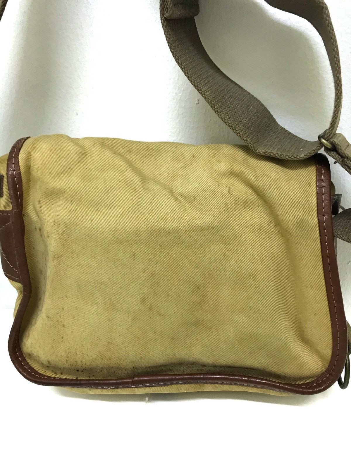 Barbour Rare Barbour Hunting Bag Sling Bag Cotton Canvas 8🟩 Size ONE SIZE - 6 Thumbnail