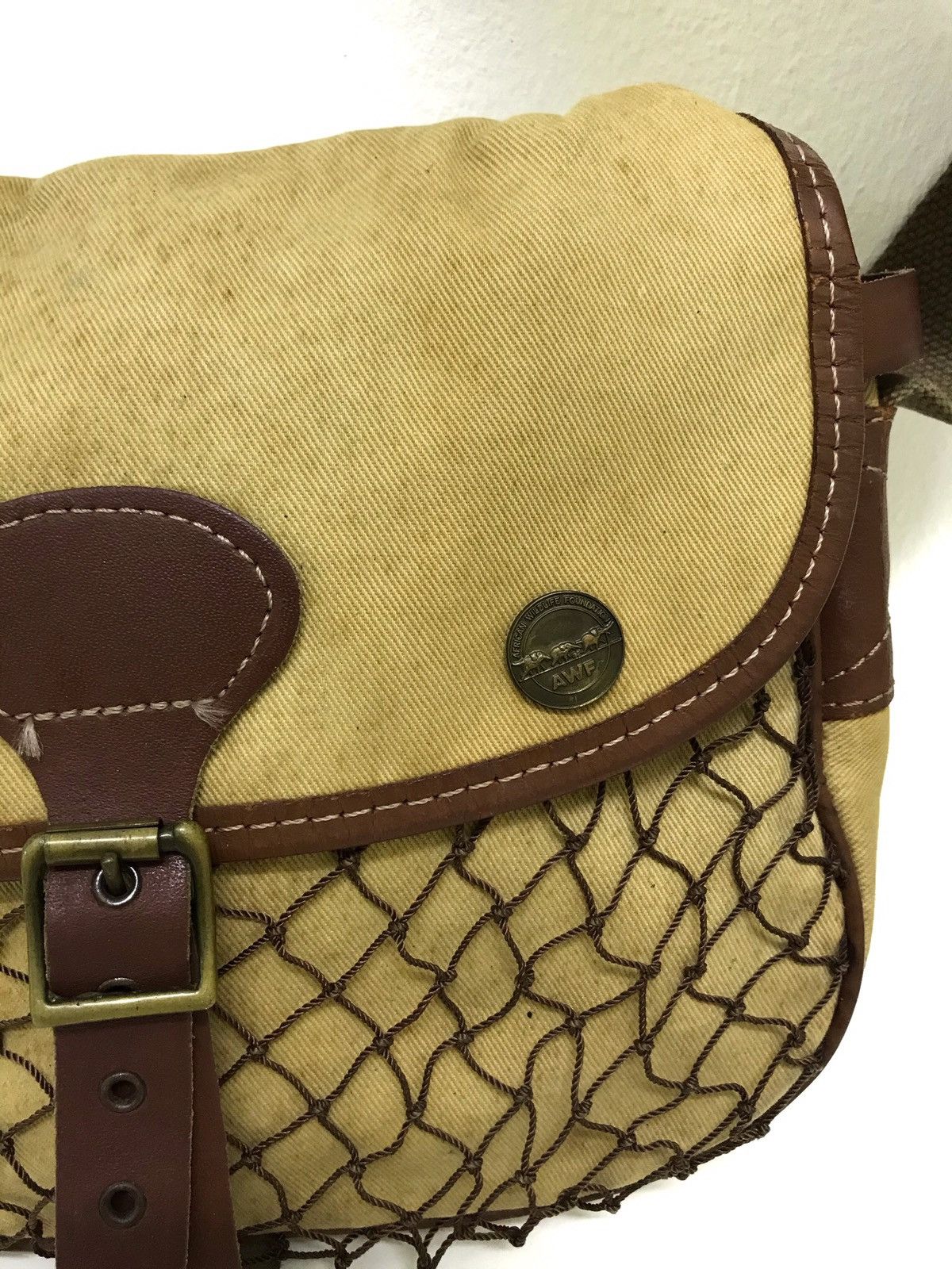 Barbour Rare Barbour Hunting Bag Sling Bag Cotton Canvas 8🟩 Size ONE SIZE - 4 Thumbnail