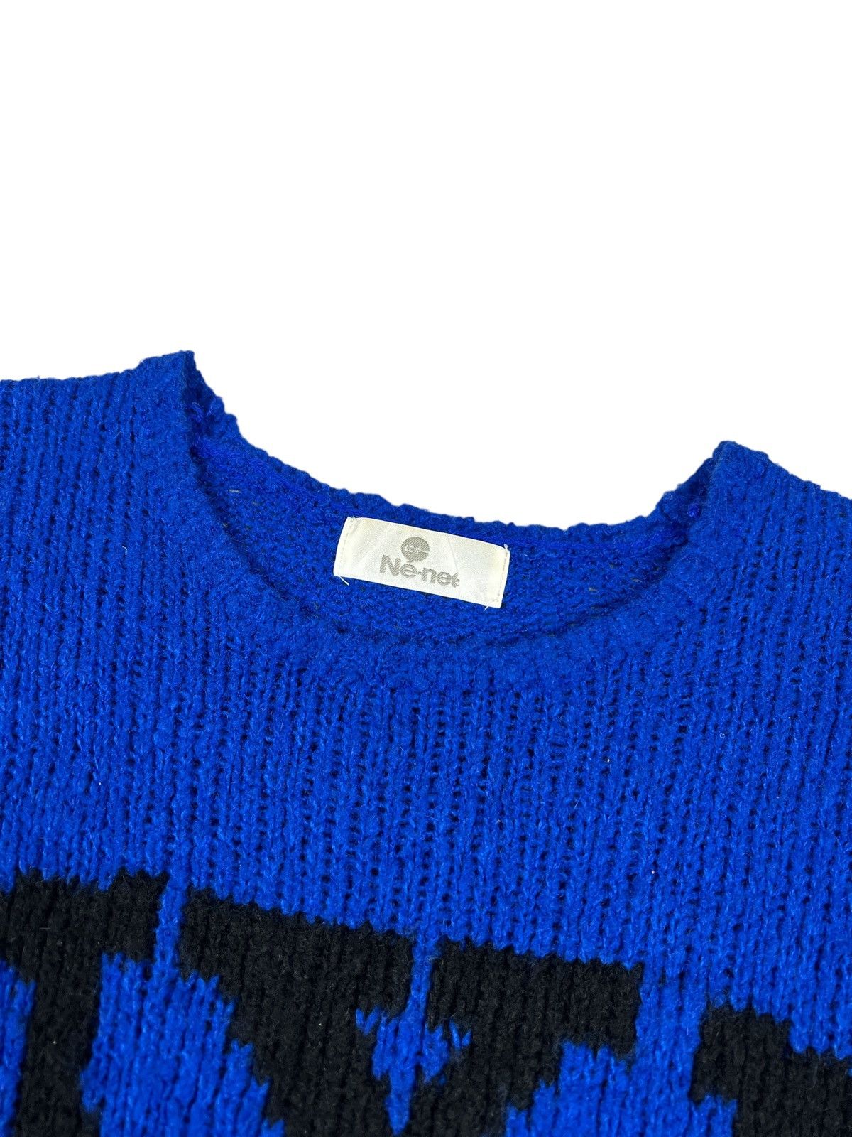 Ne-Net Ne-Net Multi Fabric Knit Sweater Size US XL / EU 56 / 4 - 8 Thumbnail
