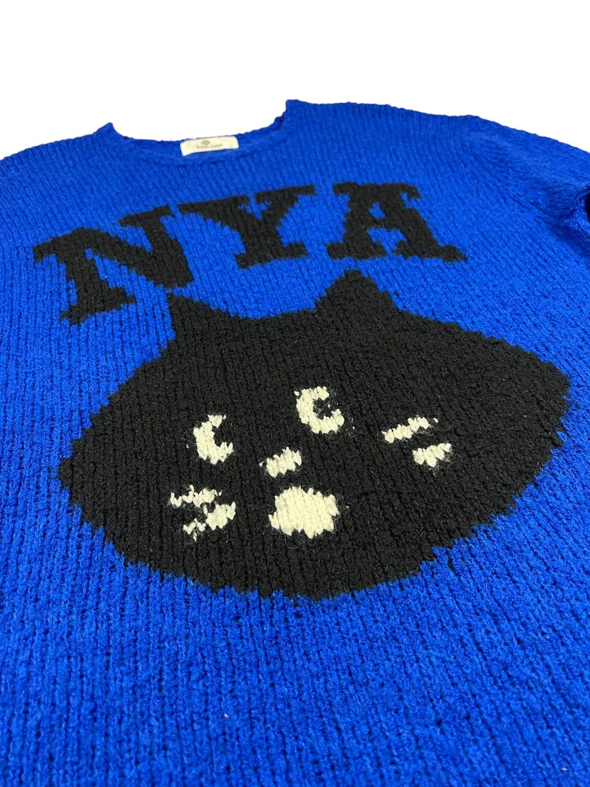 Ne-Net Ne-Net Multi Fabric Knit Sweater Size US XL / EU 56 / 4 - 7 Thumbnail