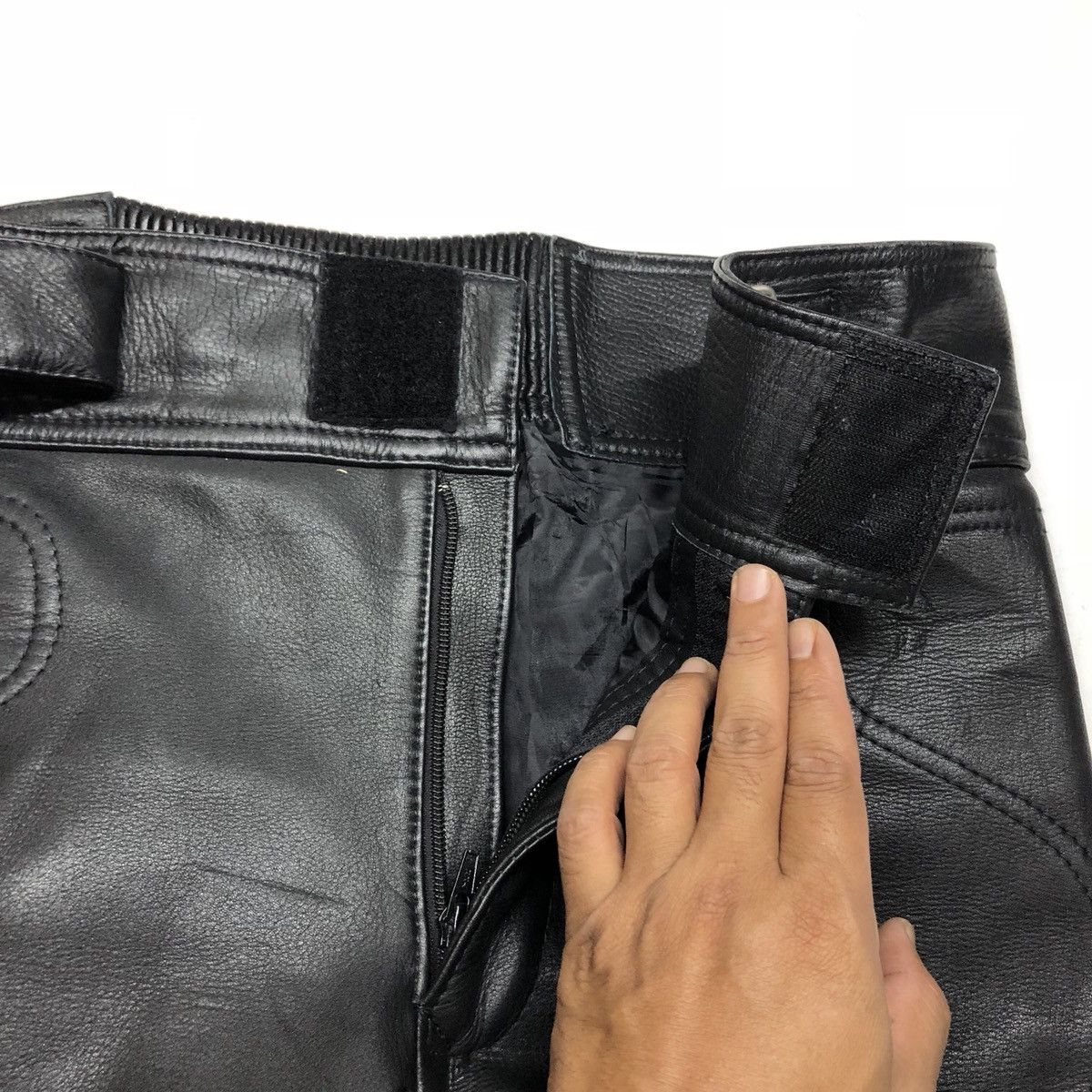 Designer Nankai Leather Wear Motorcycle Suit Trousers Pants Size US 30 / EU 46 - 6 Thumbnail