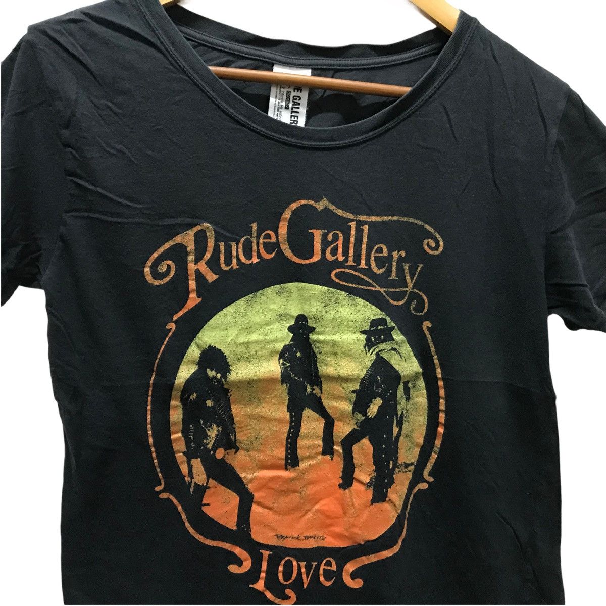 Band Tees × RUDE GALLERY Rude Gallery Tee Shirt Big Logo Rock Band Size US XS / EU 42 / 0 - 2 Thumbnail