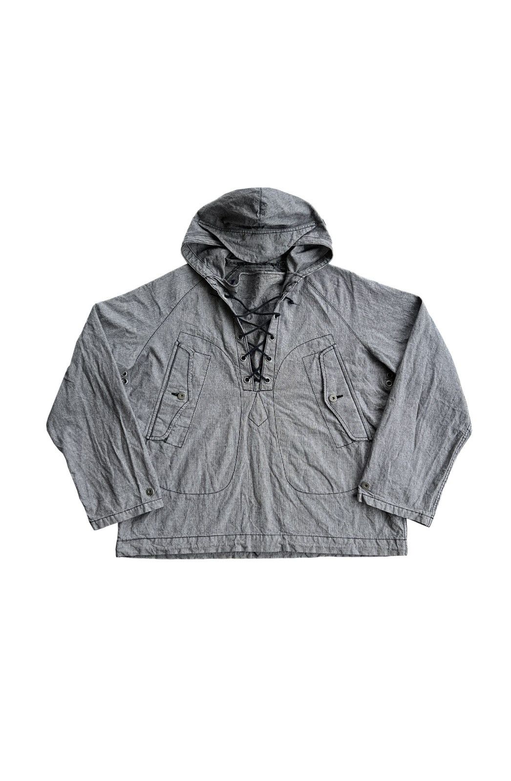 image of Ss04 Junya Watanabe Anorak in Blue Ish, Men's (Size Medium)