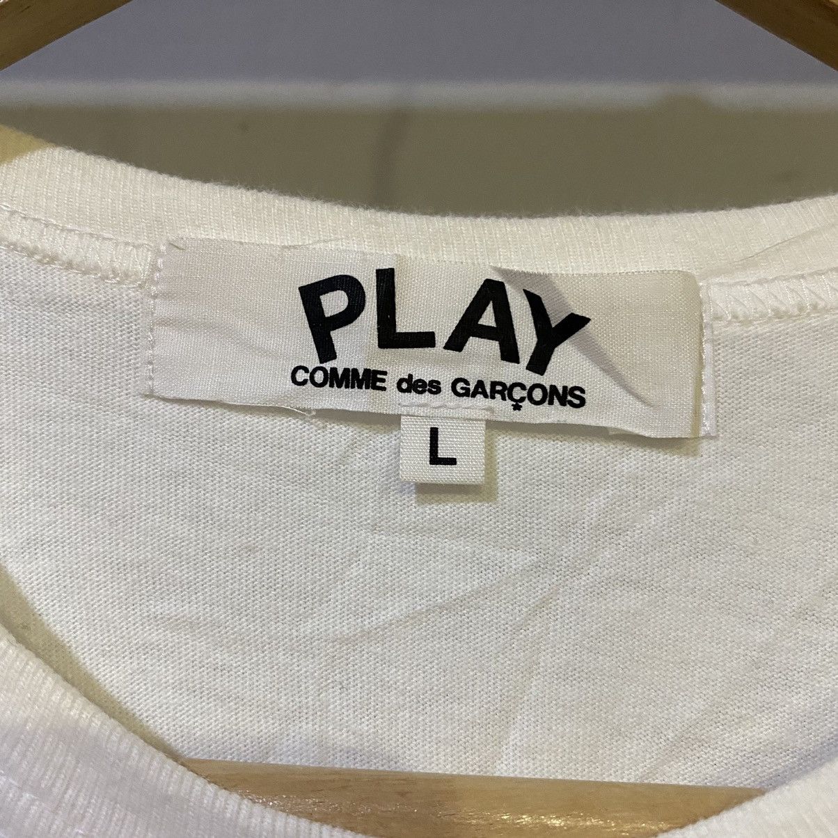 Comme des Garcons × Comme des Garcons Homme Plus × Comme des Garcons PLAY Comme Des Garcons Play Tee Size US XS / EU 42 / 0 - 5 Thumbnail