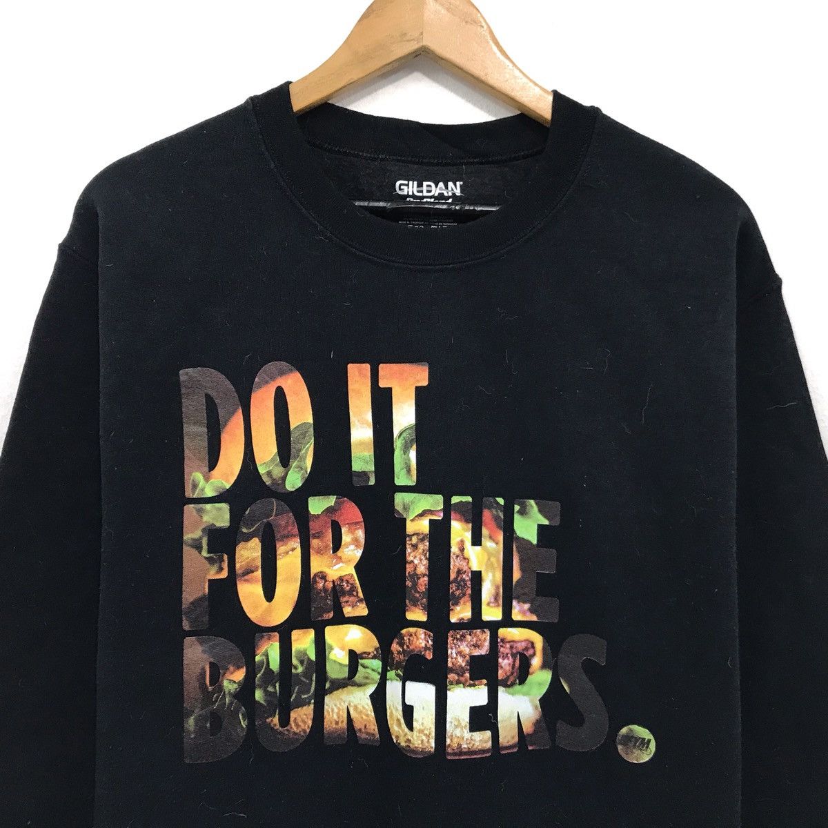 Gildan Do It For The Burgers 🍔 Sweatshirt CrewNeck Size US S / EU 44-46 / 1 - 2 Thumbnail