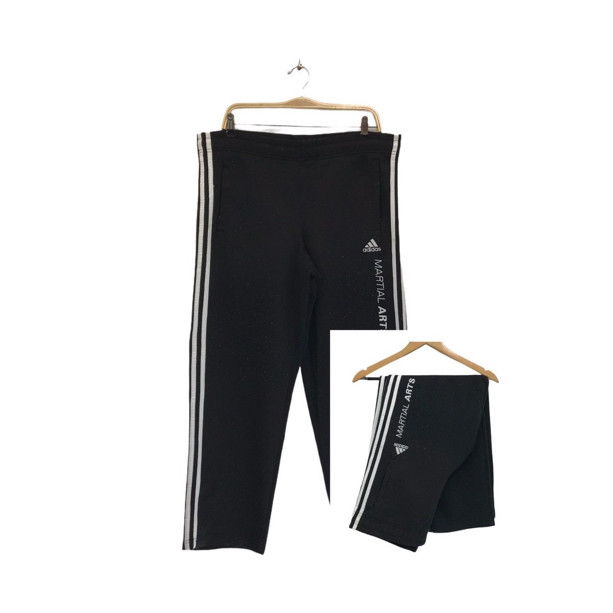 Adidas × Vintage Vintage Adidas Sweatpants Adidas ThreeStripes AdidasTrefoil Size US 29 - 1 Thumbnail