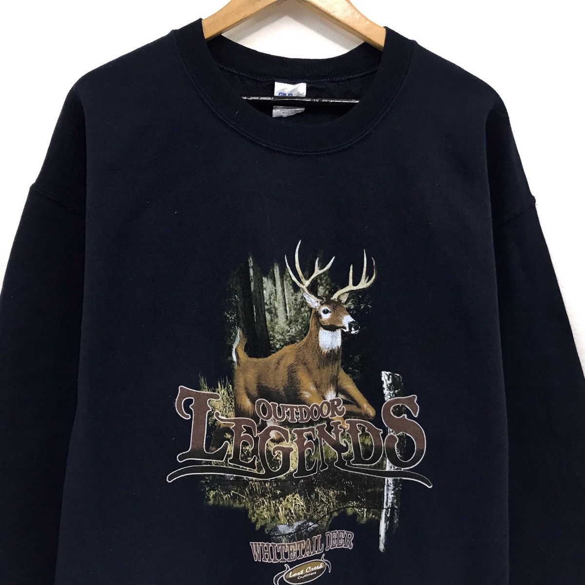 Urban Outfitters Lost Creek Sweatshirt Outdoor Lagends Whitetall Deer Size US L / EU 52-54 / 3 - 2 Thumbnail