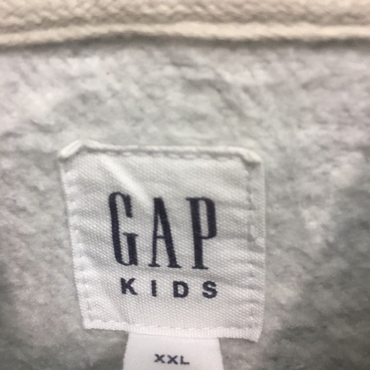 Gap × Vintage Vintage GAP Fullzip Sweater Hoodie Biglogo Emboidery sweats Size US XXS / EU 40 - 4 Thumbnail