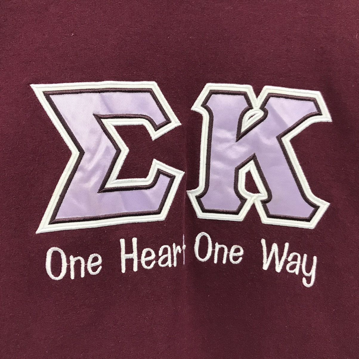Other Vintage Sigma Kappa Sweatshirt Big Logo Sigma Kappa Size US S / EU 44-46 / 1 - 3 Thumbnail