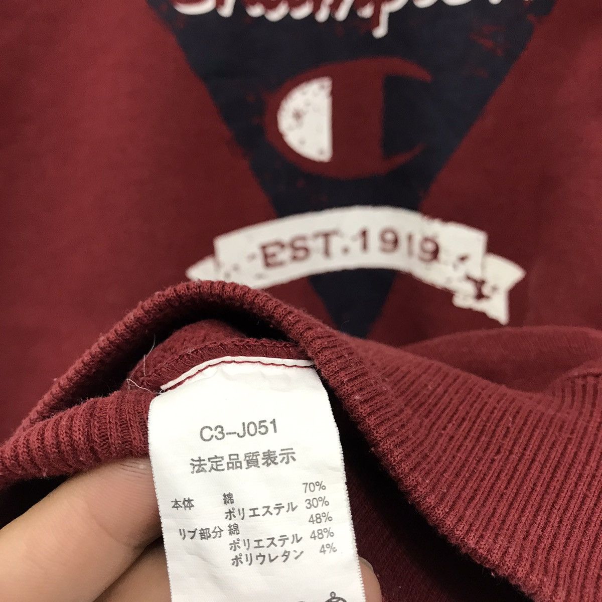 Champion × Japanese Brand Champion Sweatshirt Big Logo Spellout Champion Size US M / EU 48-50 / 2 - 7 Thumbnail